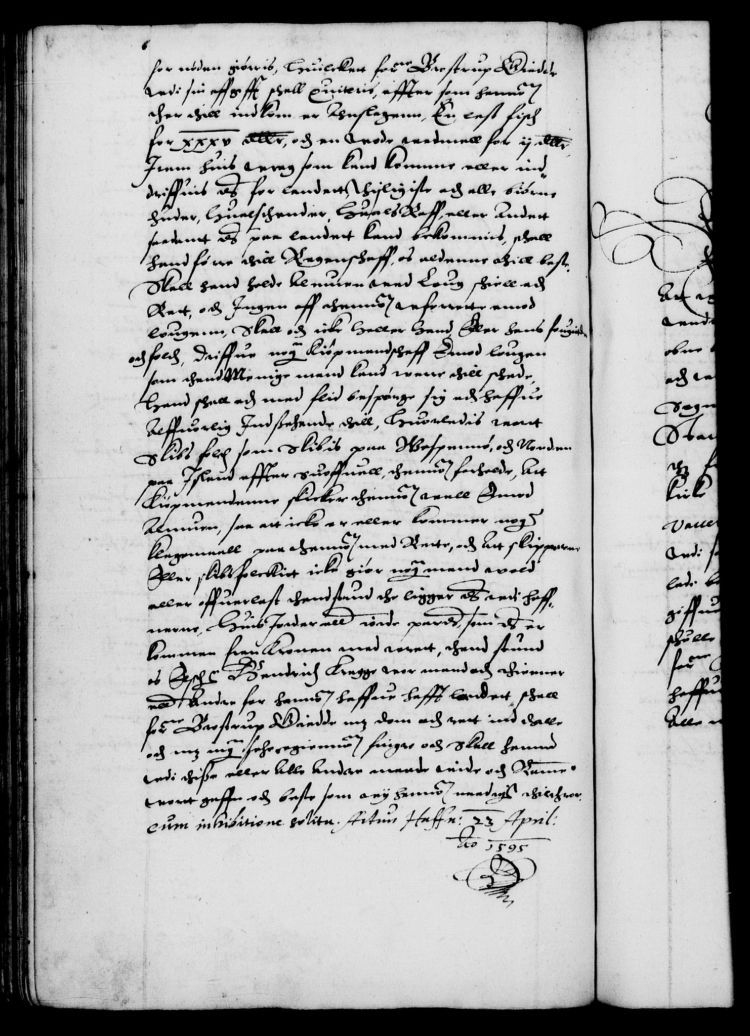 Danske Kanselli 1572-1799, RA/EA-3023/F/Fc/Fca/Fcaa/L0002: Norske registre (mikrofilm), 1588-1596, s. 250b