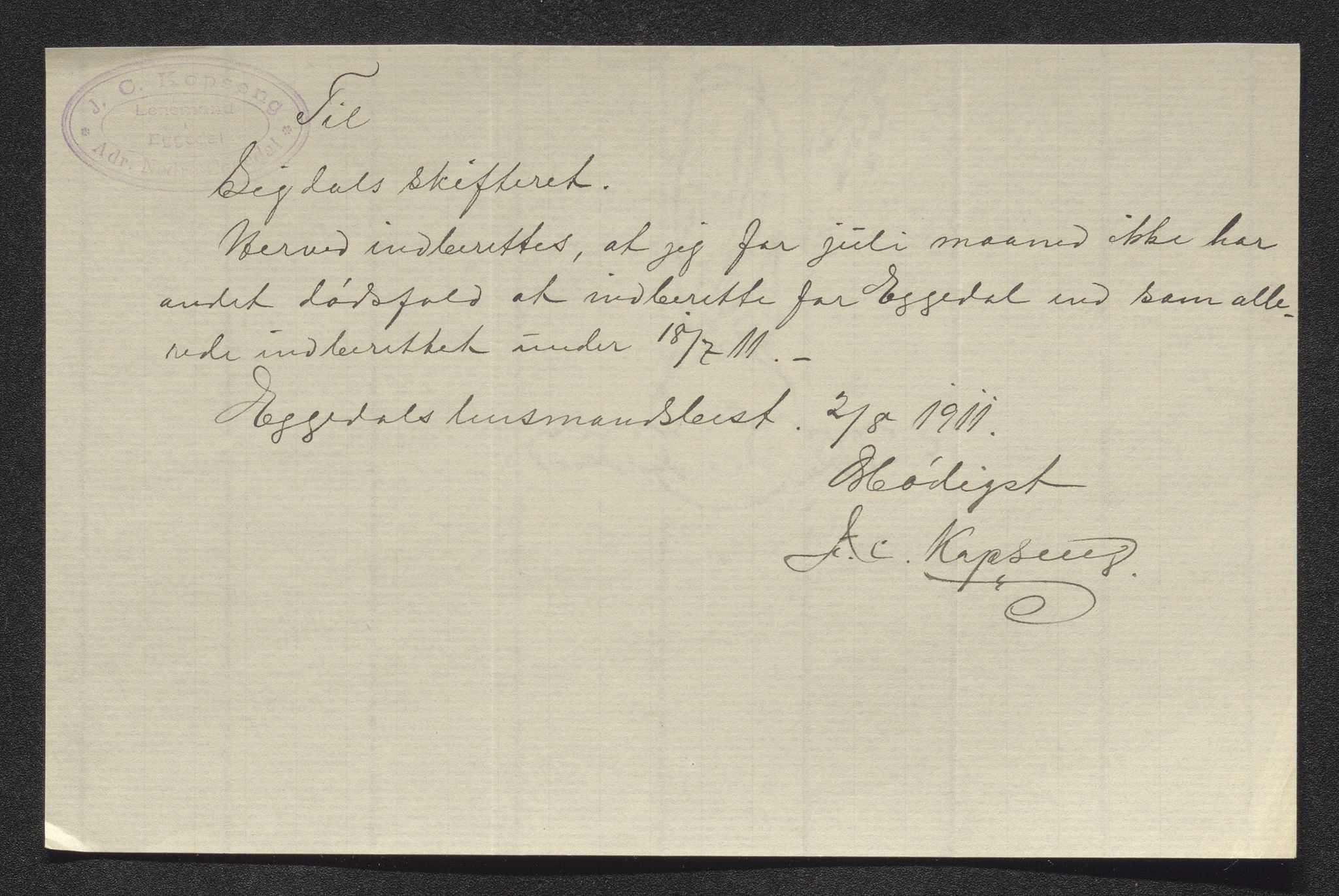 Eiker, Modum og Sigdal sorenskriveri, AV/SAKO-A-123/H/Ha/Hab/L0034: Dødsfallsmeldinger, 1911, s. 334