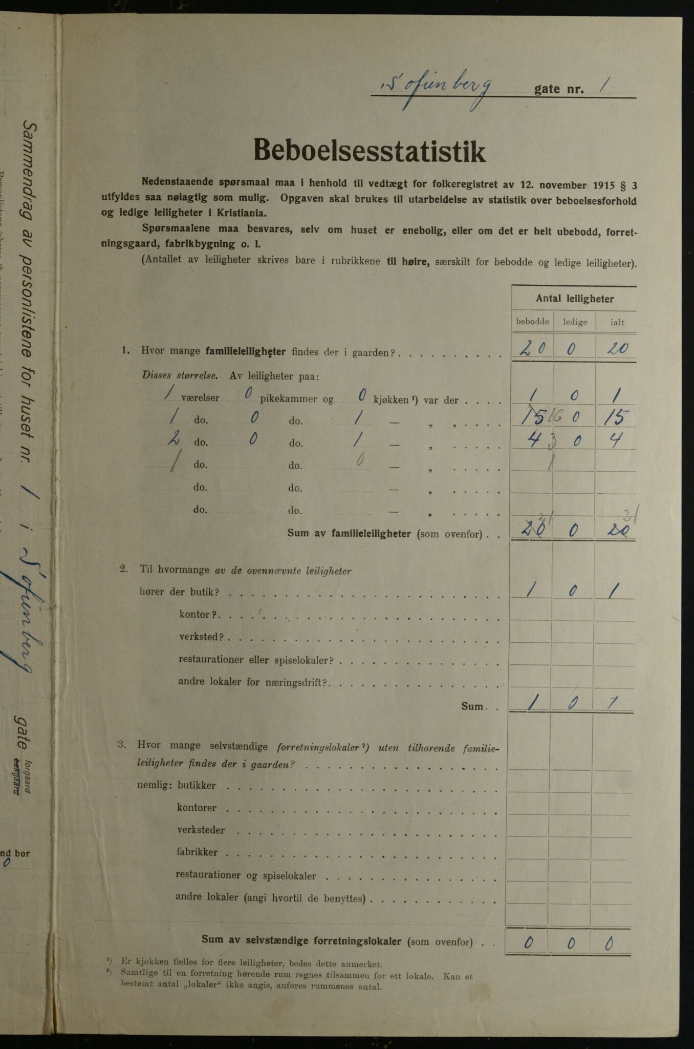 OBA, Kommunal folketelling 1.12.1923 for Kristiania, 1923, s. 108236