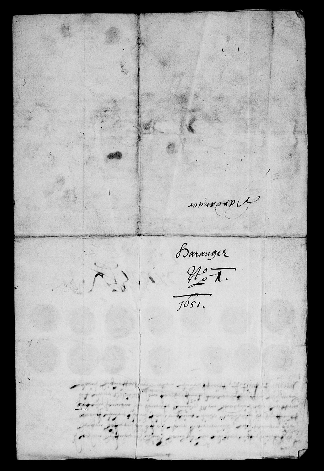 Rentekammeret inntil 1814, Reviderte regnskaper, Lensregnskaper, AV/RA-EA-5023/R/Rb/Rbt/L0121: Bergenhus len, 1650-1652