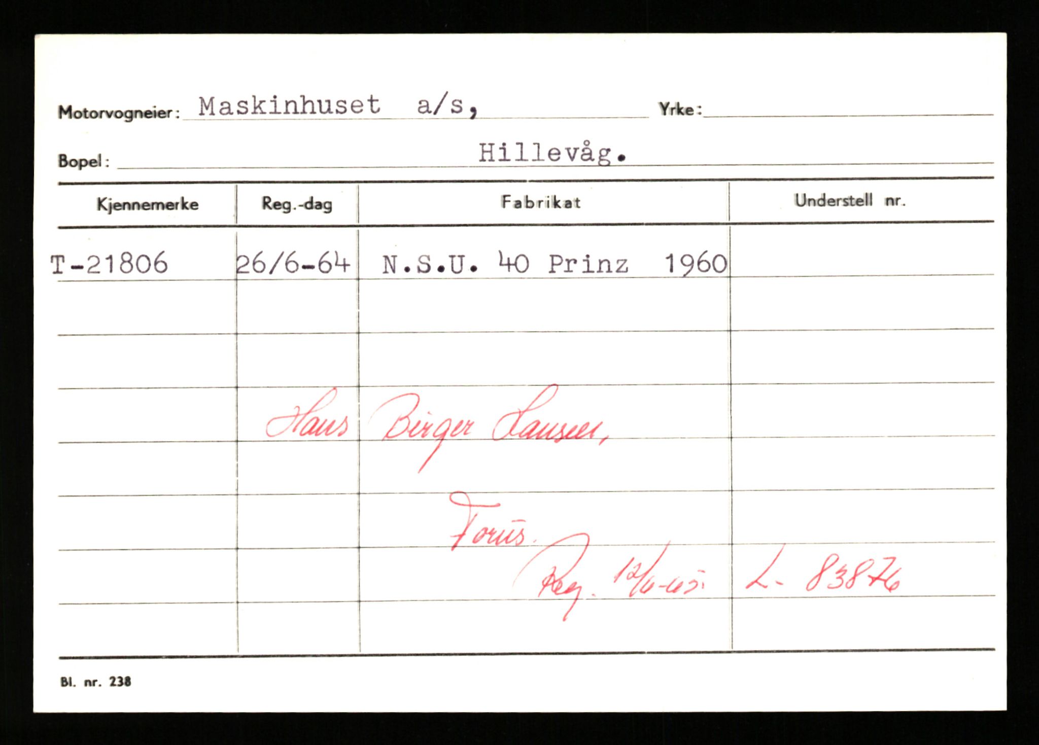 Stavanger trafikkstasjon, SAST/A-101942/0/G/L0004: Registreringsnummer: 15497 - 22957, 1930-1971, s. 2793