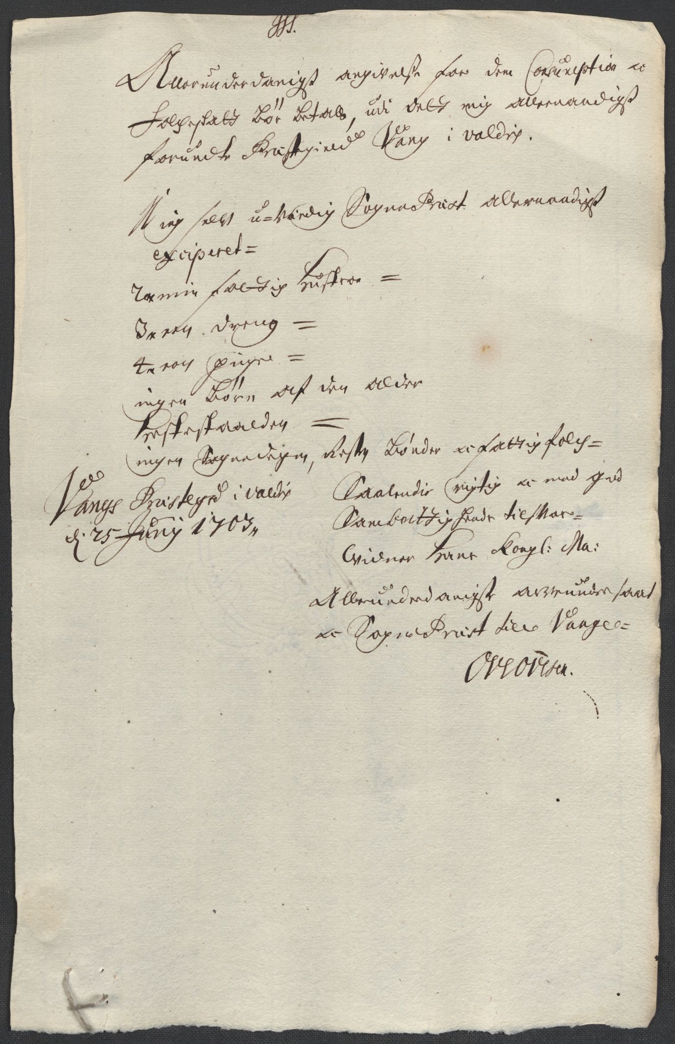 Rentekammeret inntil 1814, Reviderte regnskaper, Fogderegnskap, AV/RA-EA-4092/R18/L1301: Fogderegnskap Hadeland, Toten og Valdres, 1703, s. 130