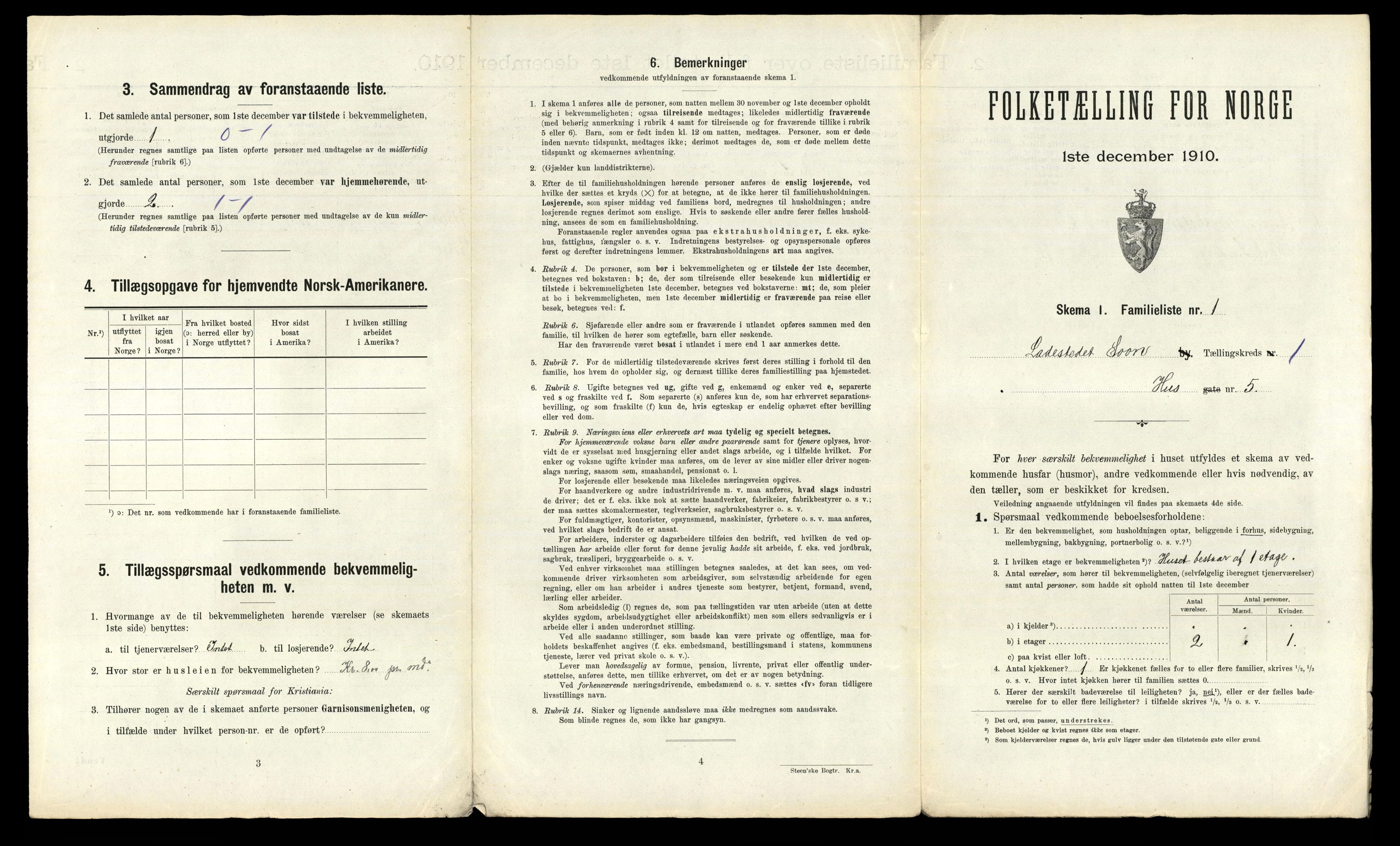 RA, Folketelling 1910 for 0201 Son ladested, 1910, s. 25