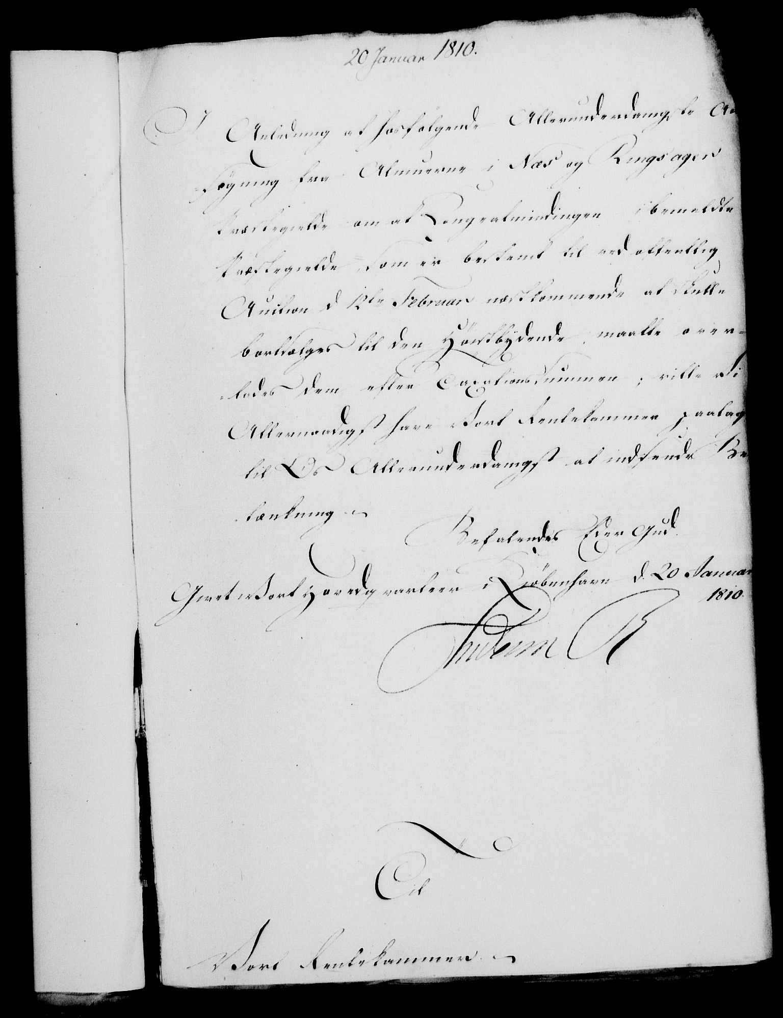 Rentekammeret, Kammerkanselliet, RA/EA-3111/G/Gf/Gfa/L0092: Norsk relasjons- og resolusjonsprotokoll (merket RK 52.92), 1810, s. 33
