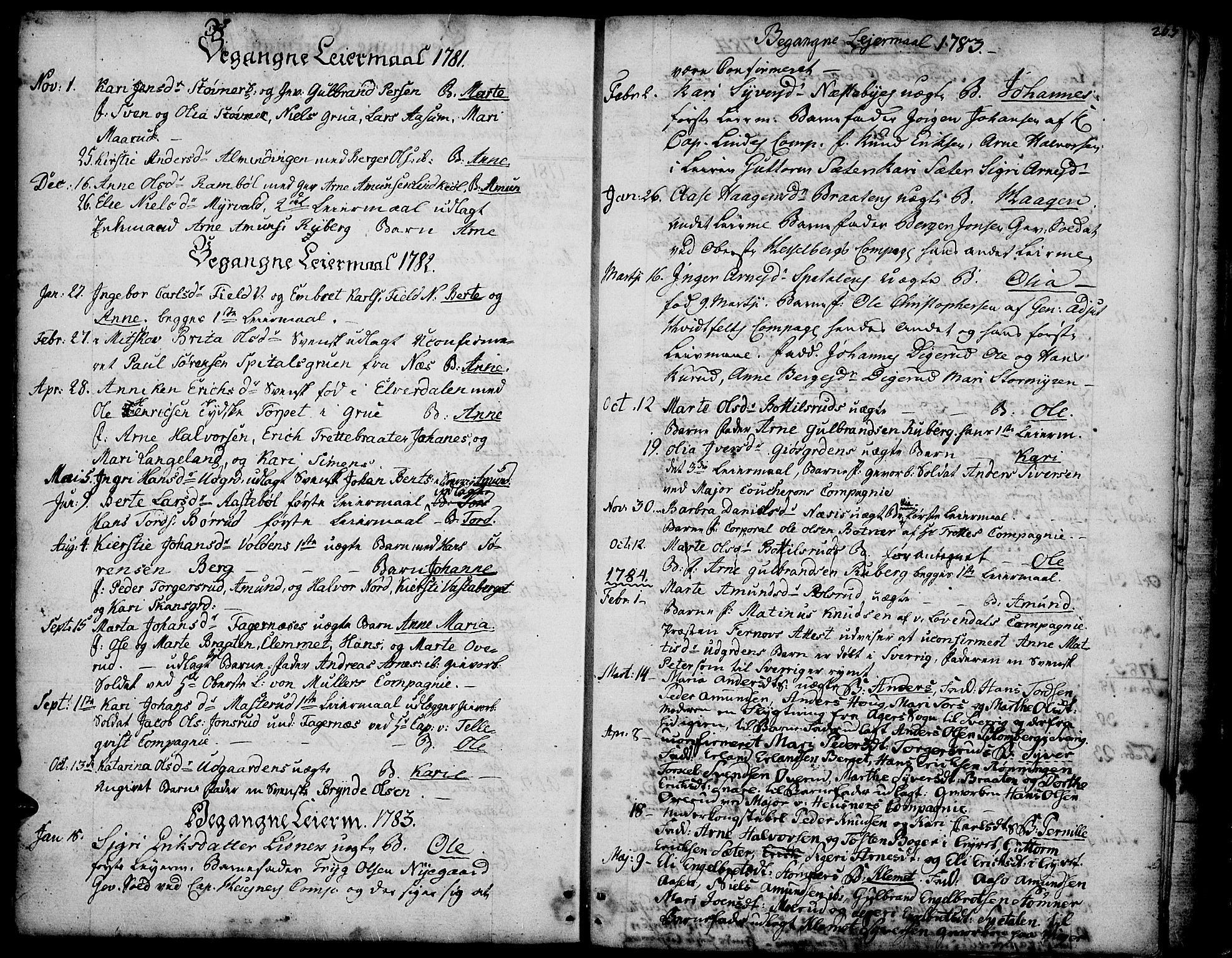 Vinger prestekontor, AV/SAH-PREST-024/H/Ha/Haa/L0005: Ministerialbok nr. 5, 1772-1813, s. 265