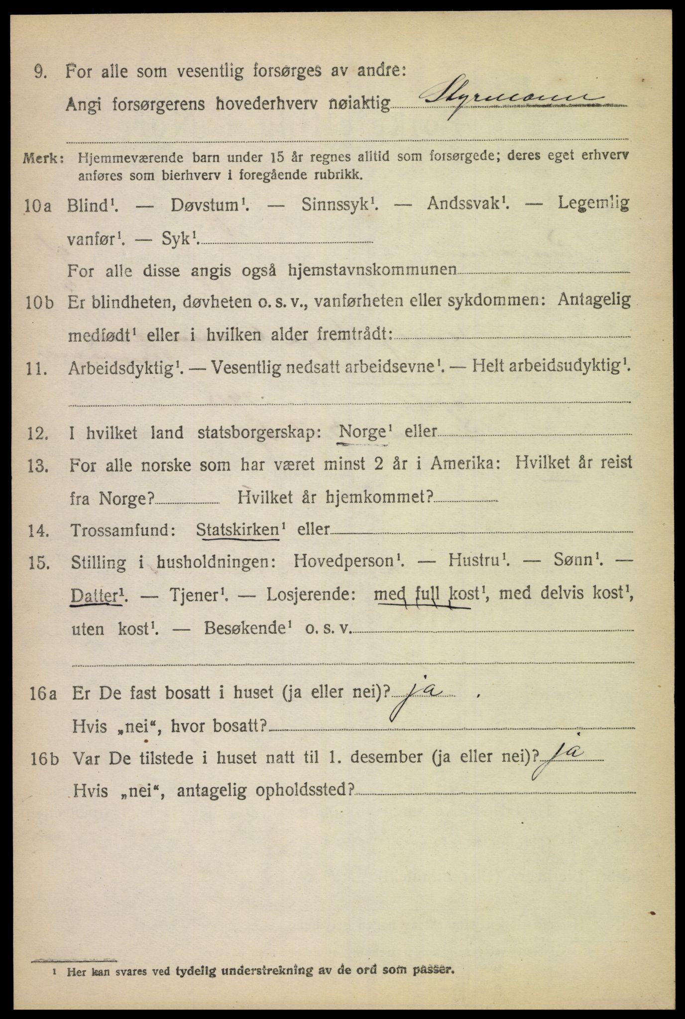 SAK, Folketelling 1920 for 1011 Randesund herred, 1920, s. 1793