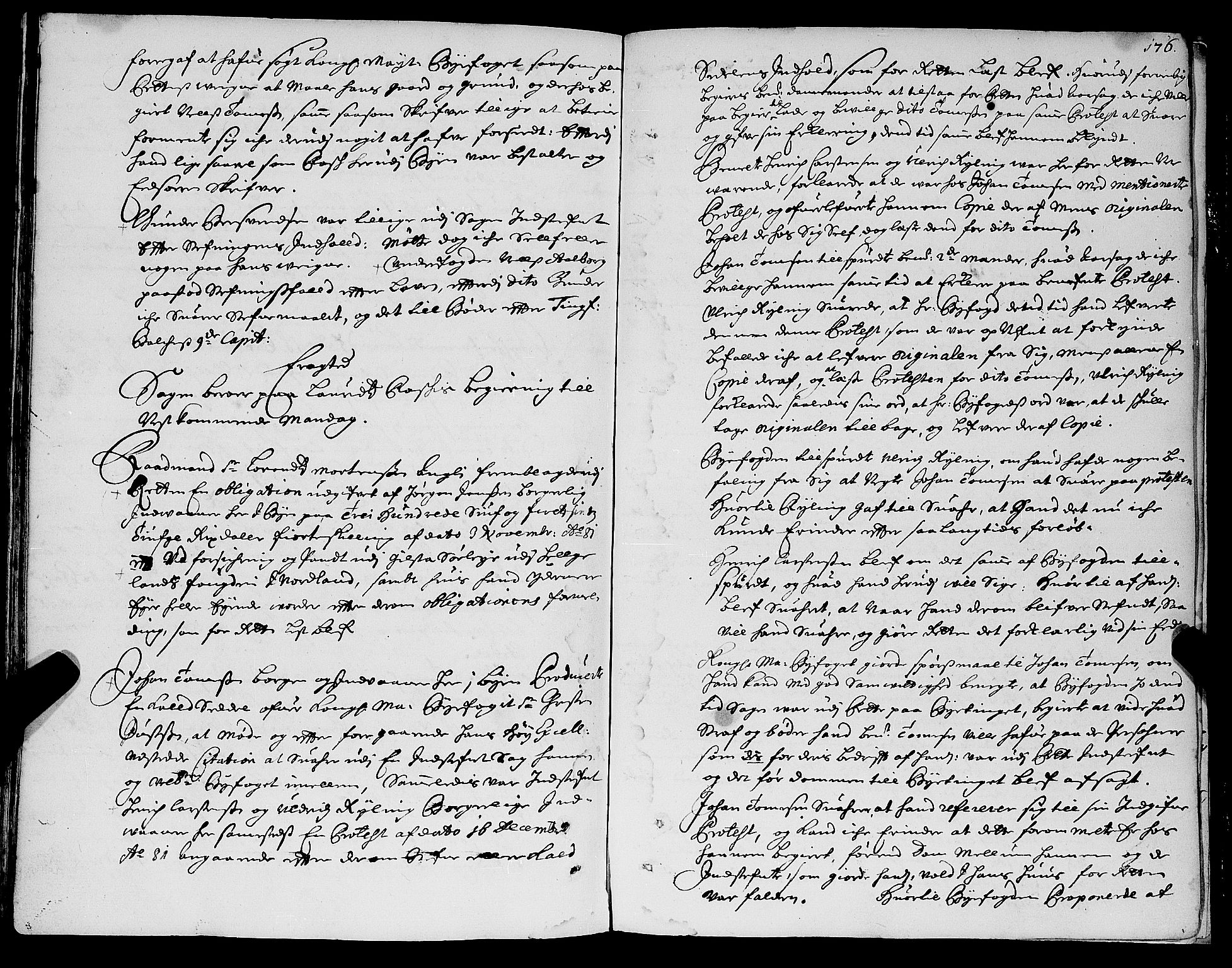 Trondheim magistrat, SAT/A-4372/A/Aa/L0002: Rådstueprotokoller, 1682-1683, s. 176