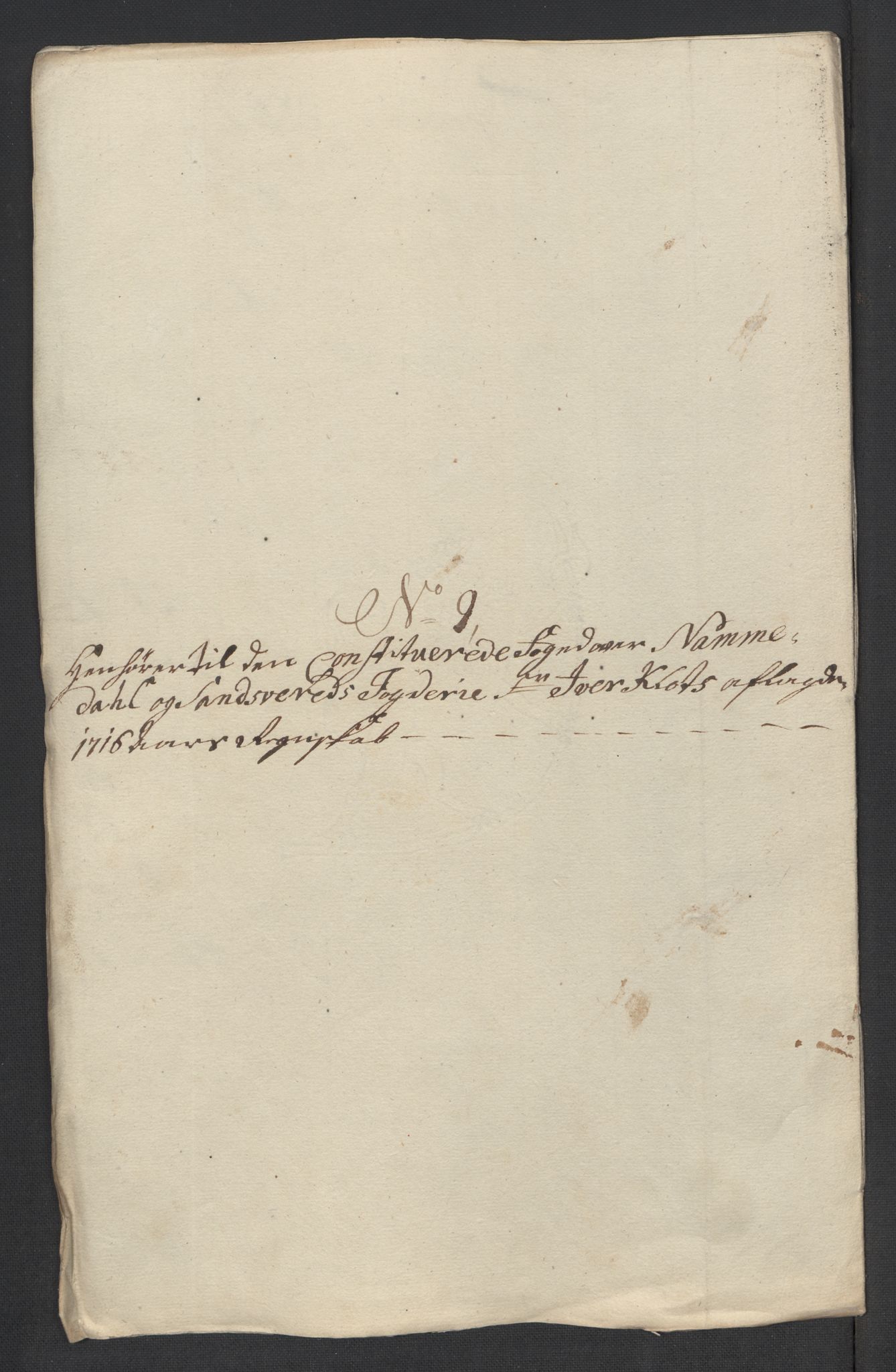 Rentekammeret inntil 1814, Reviderte regnskaper, Fogderegnskap, RA/EA-4092/R24/L1592: Fogderegnskap Numedal og Sandsvær, 1716, s. 244