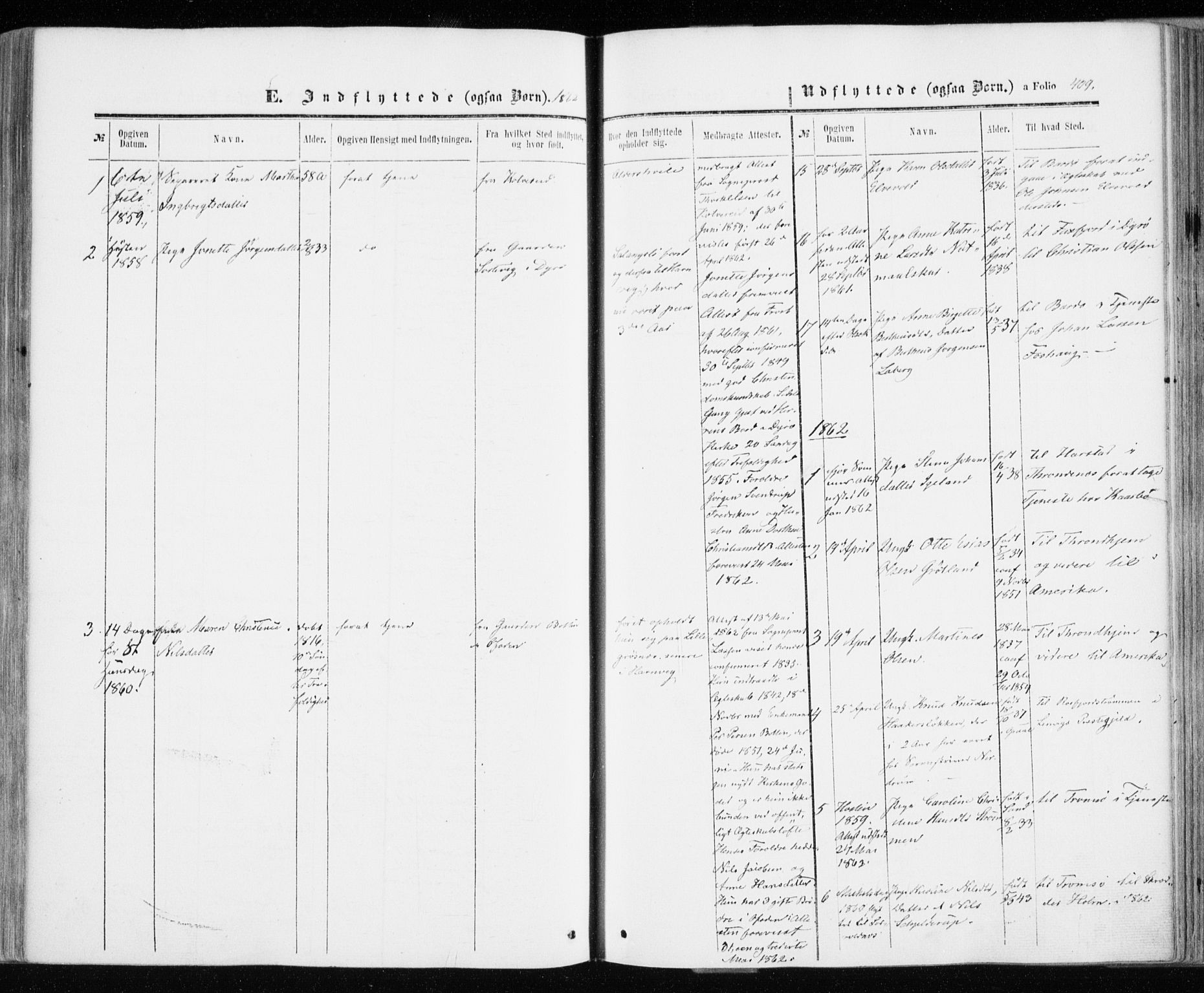 Ibestad sokneprestembete, AV/SATØ-S-0077/H/Ha/Haa/L0009kirke: Ministerialbok nr. 9, 1859-1868, s. 409