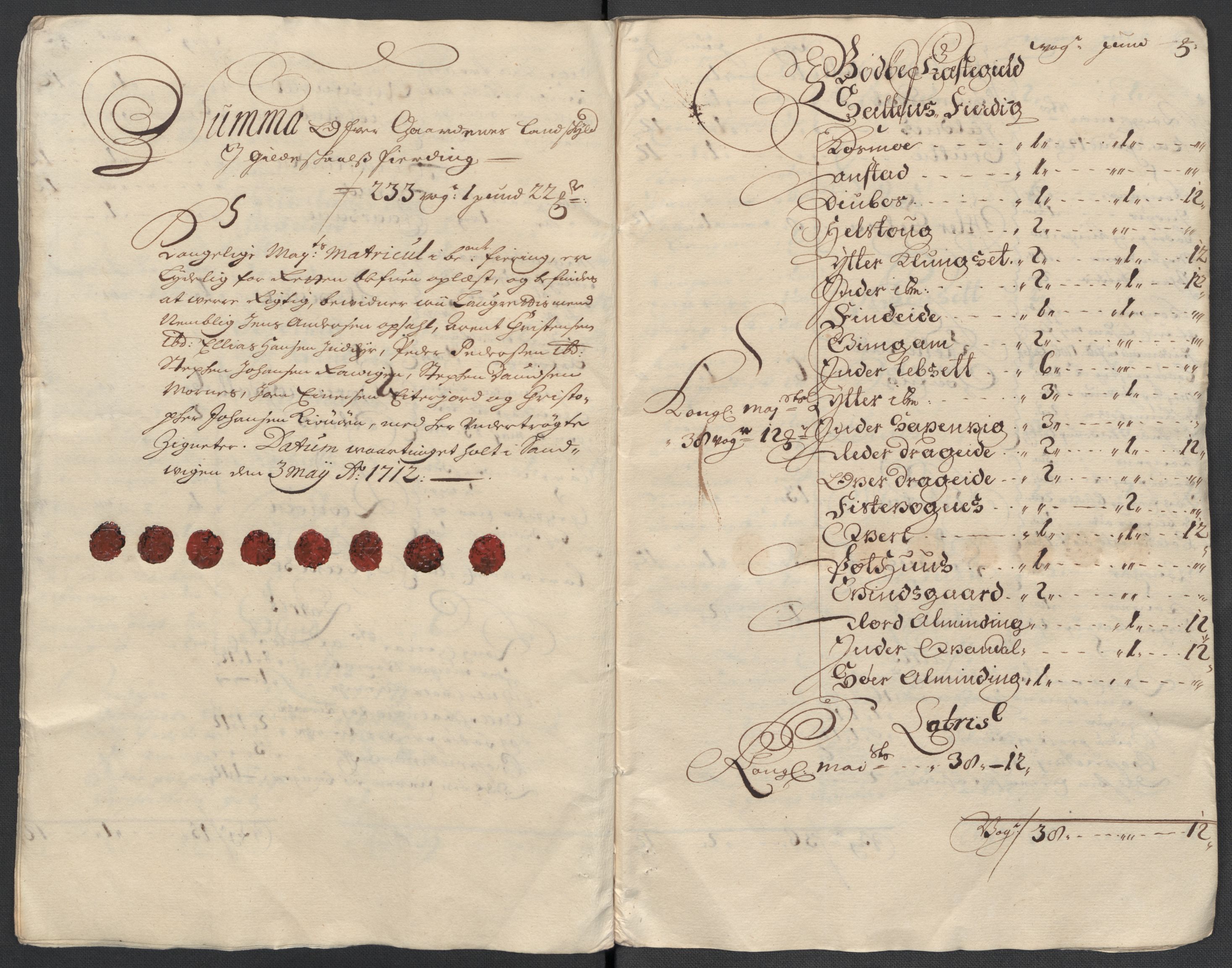 Rentekammeret inntil 1814, Reviderte regnskaper, Fogderegnskap, RA/EA-4092/R66/L4582: Fogderegnskap Salten, 1711-1712, s. 307