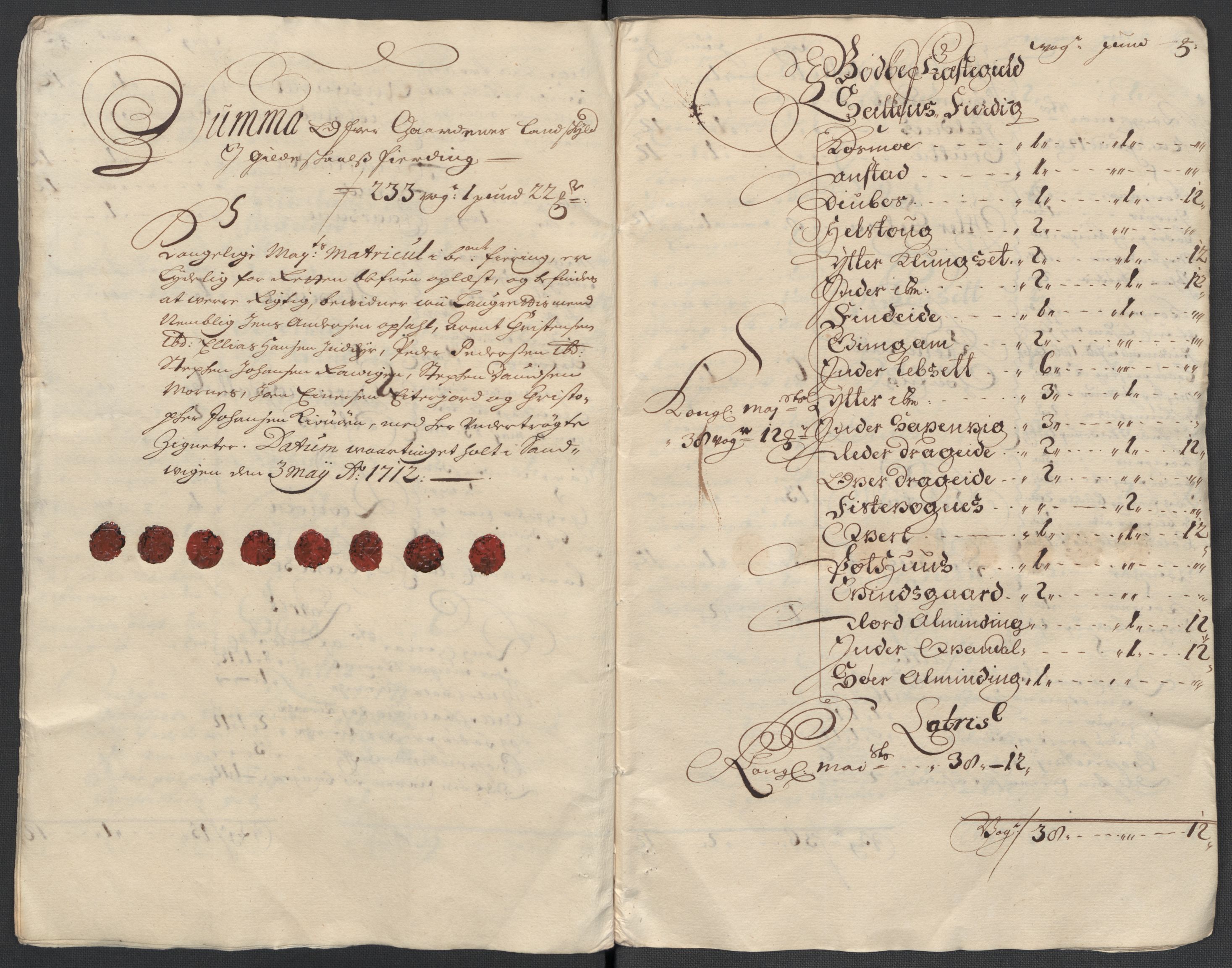 Rentekammeret inntil 1814, Reviderte regnskaper, Fogderegnskap, AV/RA-EA-4092/R66/L4582: Fogderegnskap Salten, 1711-1712, s. 307