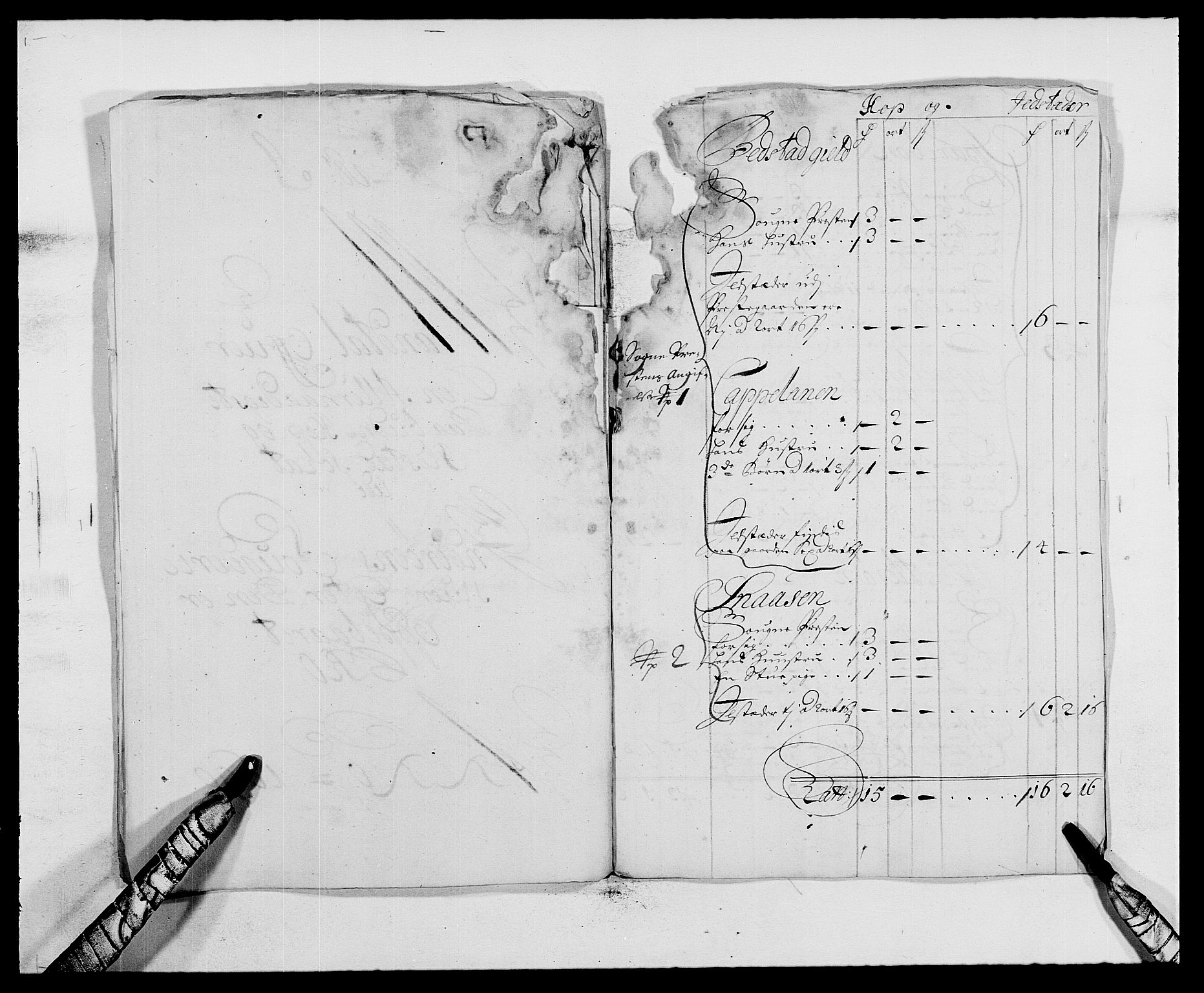 Rentekammeret inntil 1814, Reviderte regnskaper, Fogderegnskap, AV/RA-EA-4092/R63/L4307: Fogderegnskap Inderøy, 1690-1691, s. 127