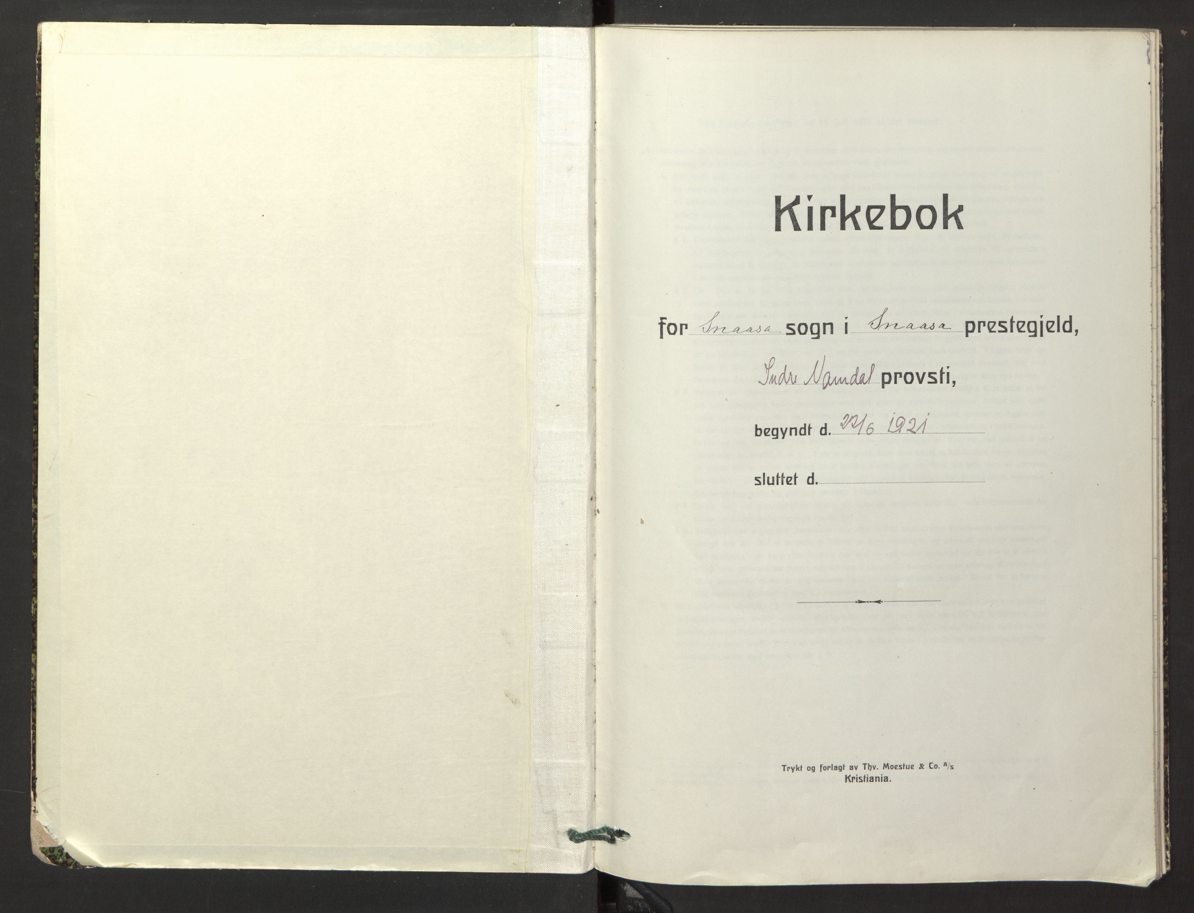 Ministerialprotokoller, klokkerbøker og fødselsregistre - Nord-Trøndelag, SAT/A-1458/749/L0478: Ministerialbok nr. 749A12, 1921-1925