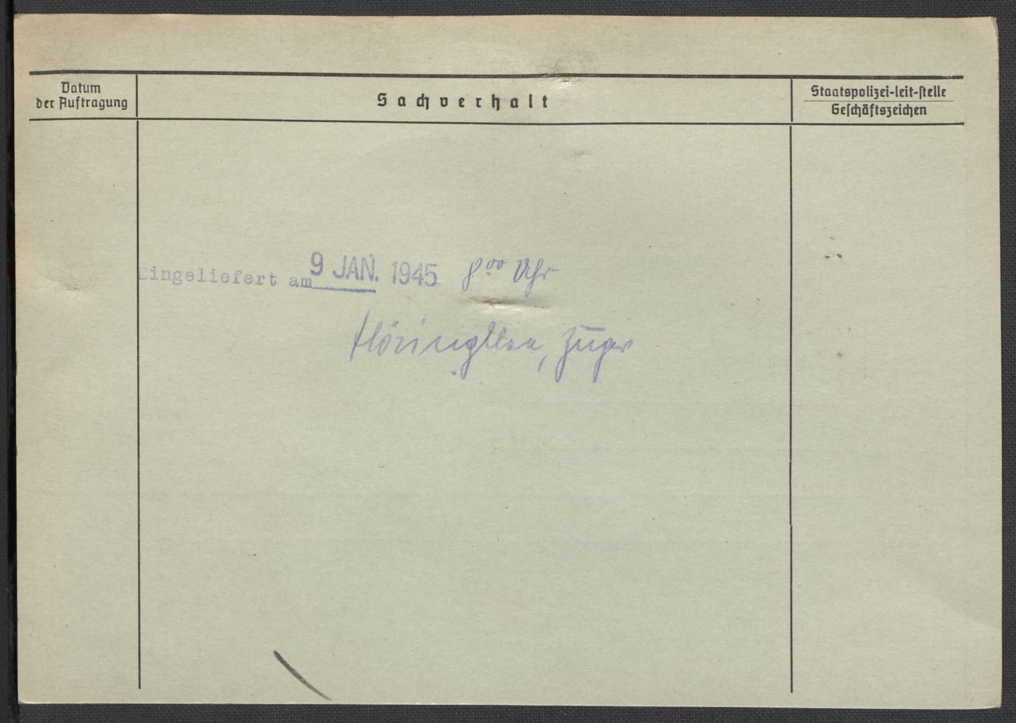 Befehlshaber der Sicherheitspolizei und des SD, AV/RA-RAFA-5969/E/Ea/Eaa/L0001: Register over norske fanger i Møllergata 19: A-Bj, 1940-1945, s. 545