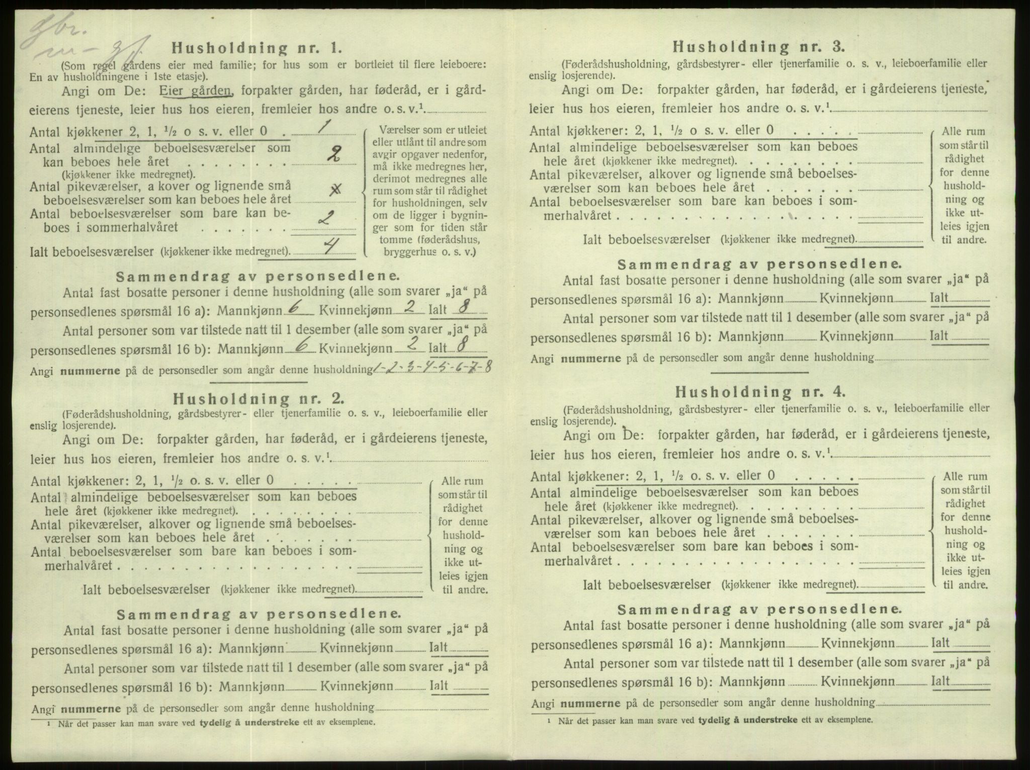 SAB, Folketelling 1920 for 1445 Gloppen herred, 1920, s. 66