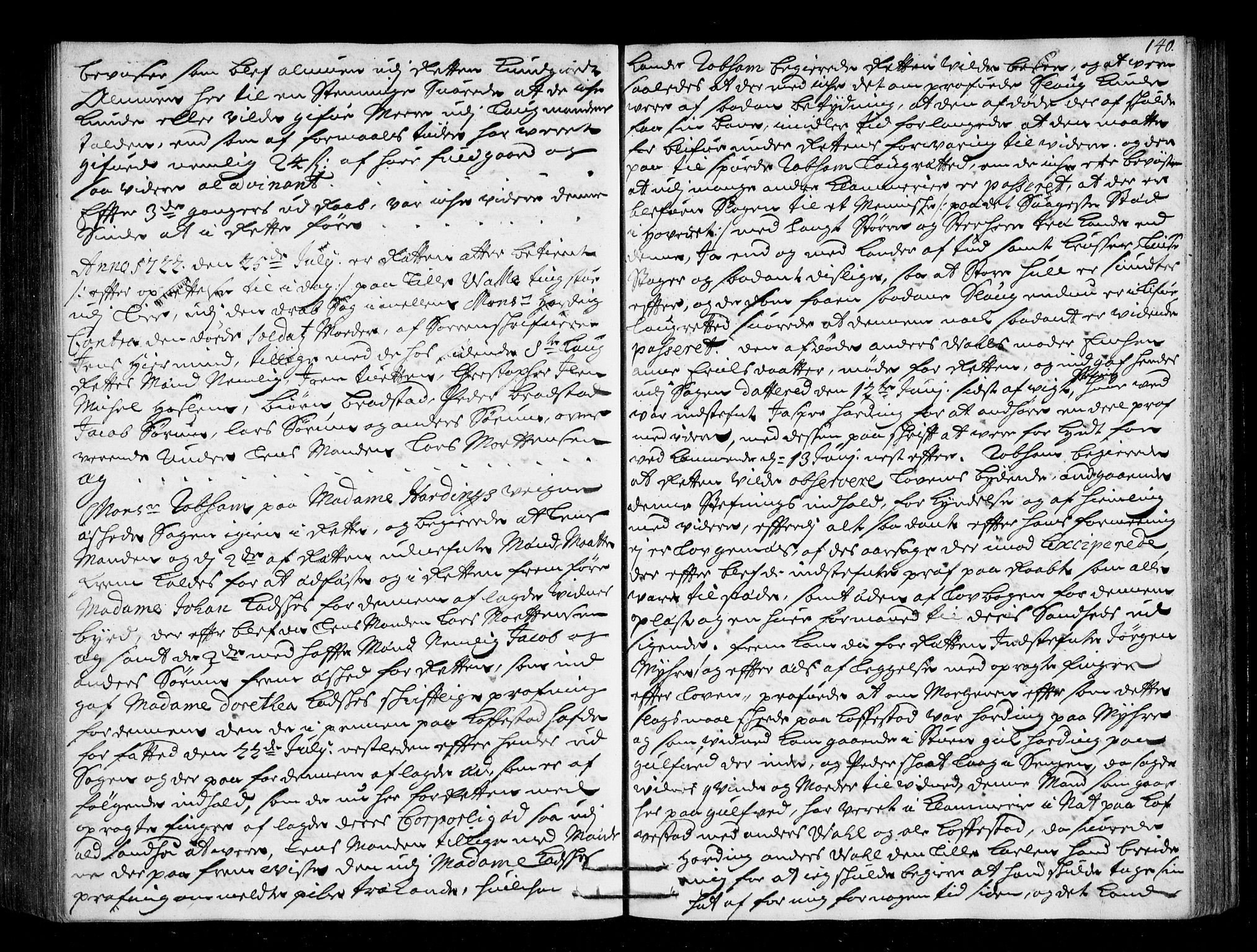 Lier, Røyken og Hurum sorenskriveri, SAKO/A-89/F/Fa/L0045: Tingbok, 1721-1724, s. 140
