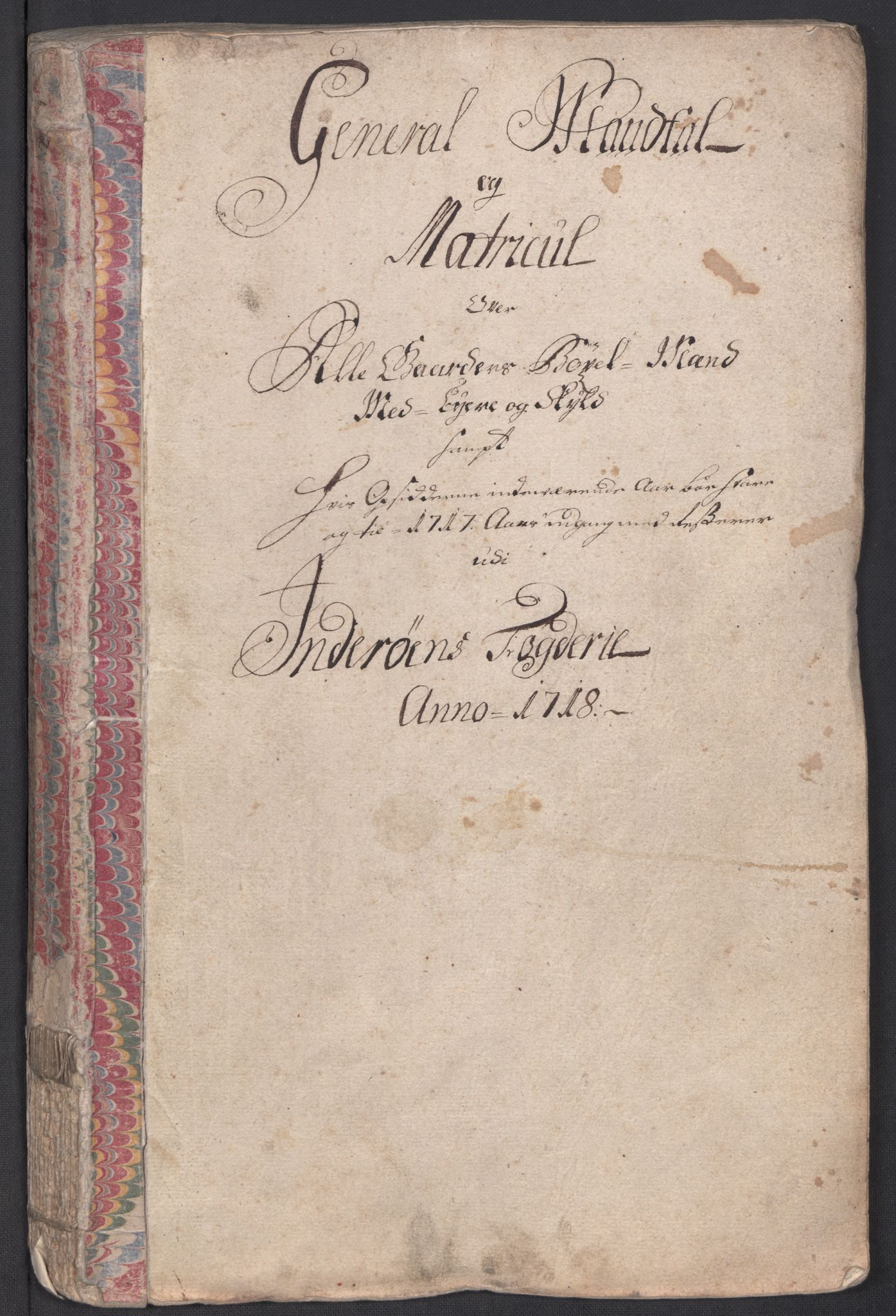 Rentekammeret inntil 1814, Reviderte regnskaper, Fogderegnskap, RA/EA-4092/R63/L4326: Fogderegnskap Inderøy, 1718, s. 19