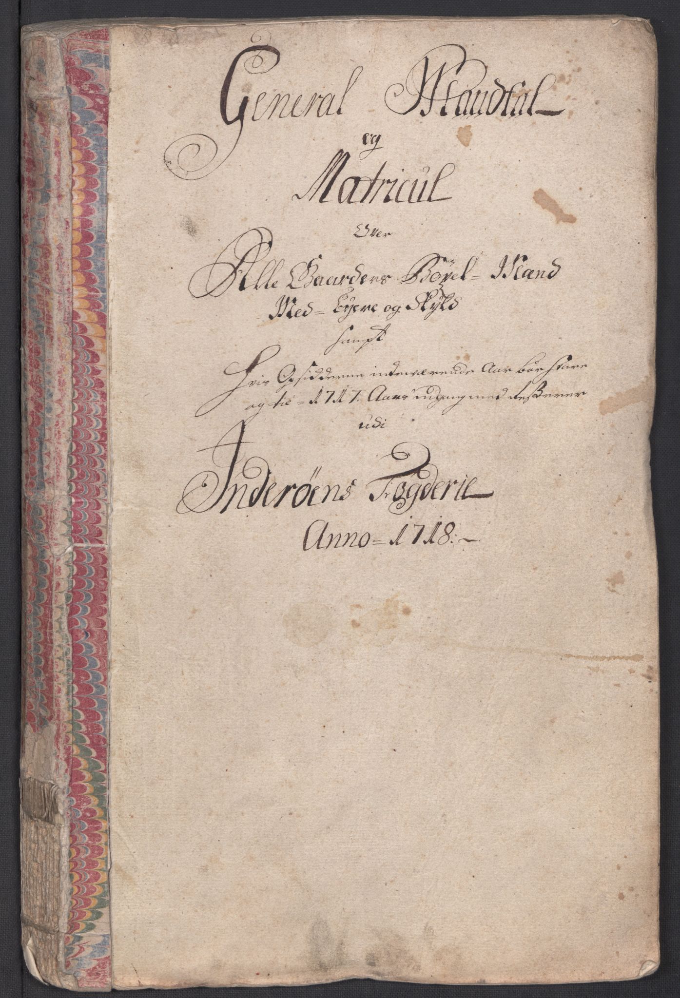 Rentekammeret inntil 1814, Reviderte regnskaper, Fogderegnskap, AV/RA-EA-4092/R63/L4326: Fogderegnskap Inderøy, 1718, s. 19