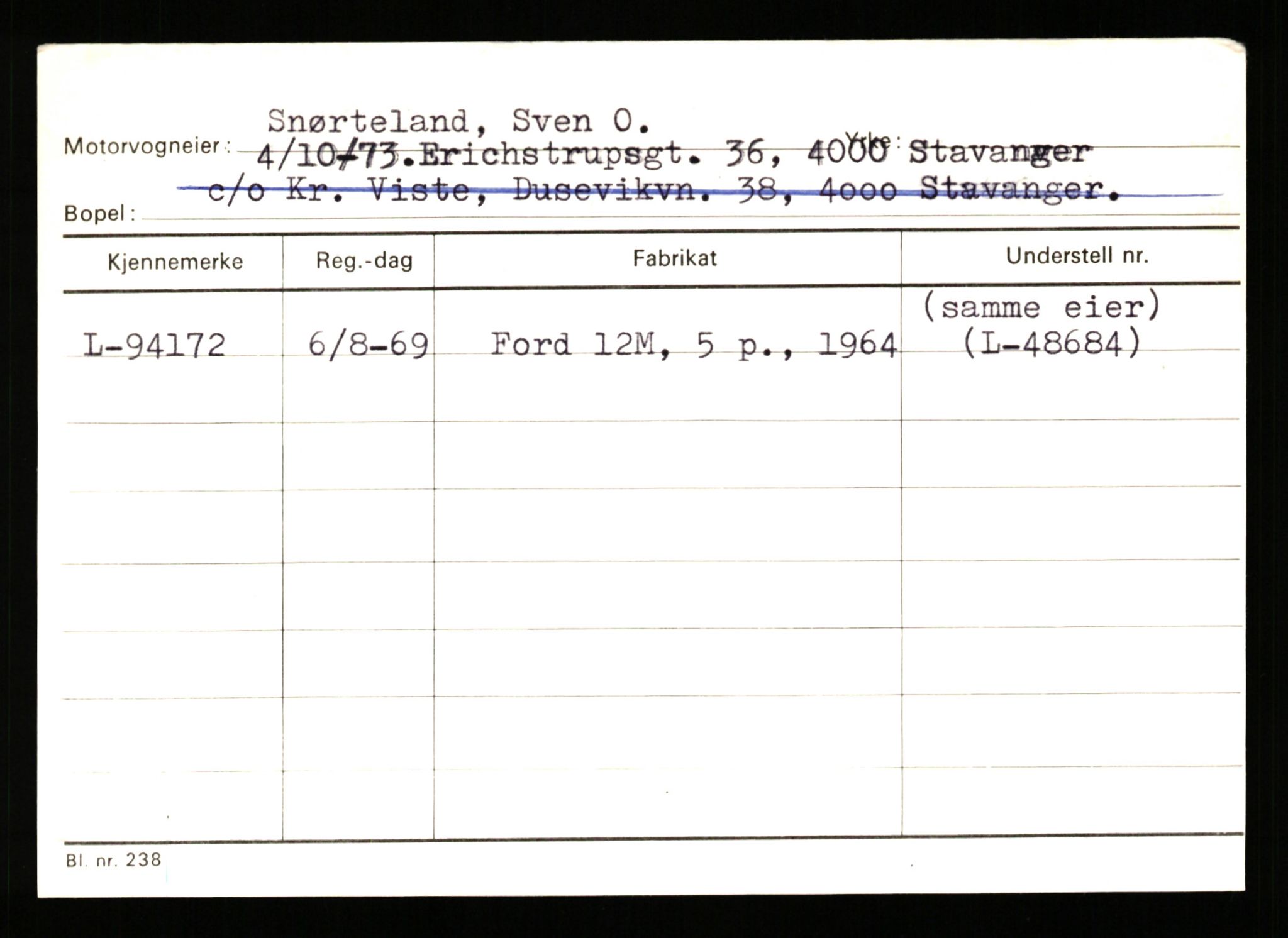 Stavanger trafikkstasjon, SAST/A-101942/0/H/L0035: Smith - Stavland, 1930-1971, s. 113