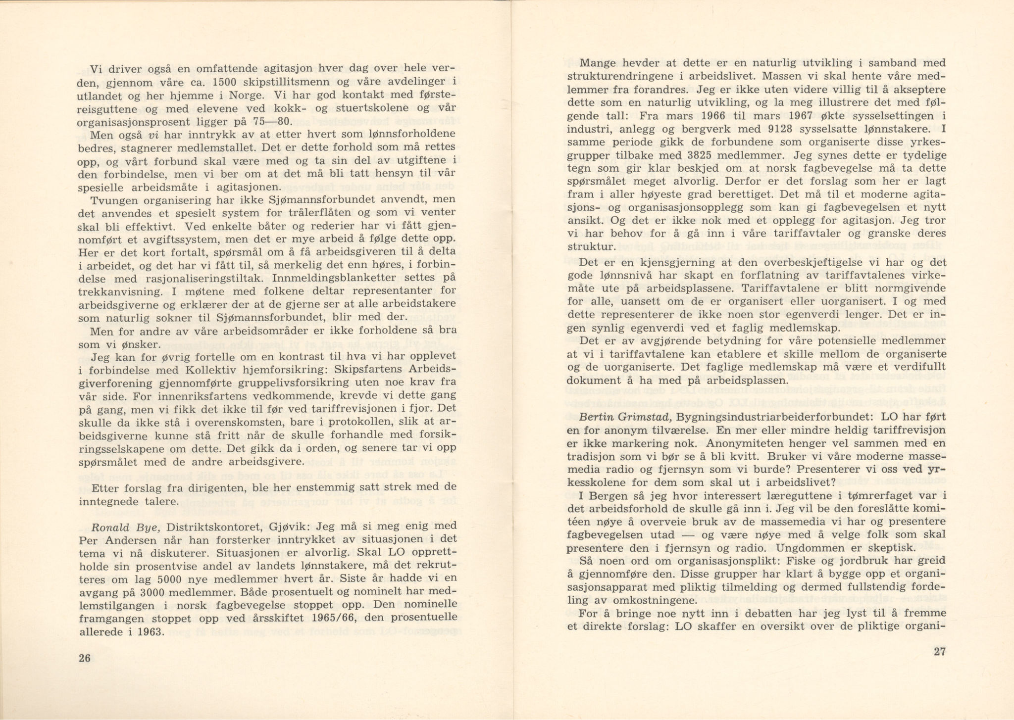 Landsorganisasjonen i Norge, AAB/ARK-1579, 1953-1977, s. 610