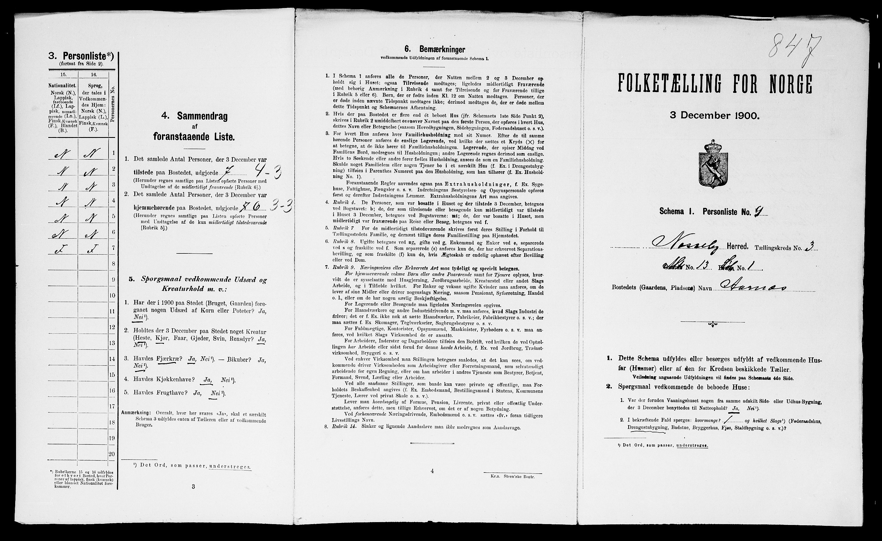 SATØ, Folketelling 1900 for 2027 Nesseby herred, 1900, s. 224