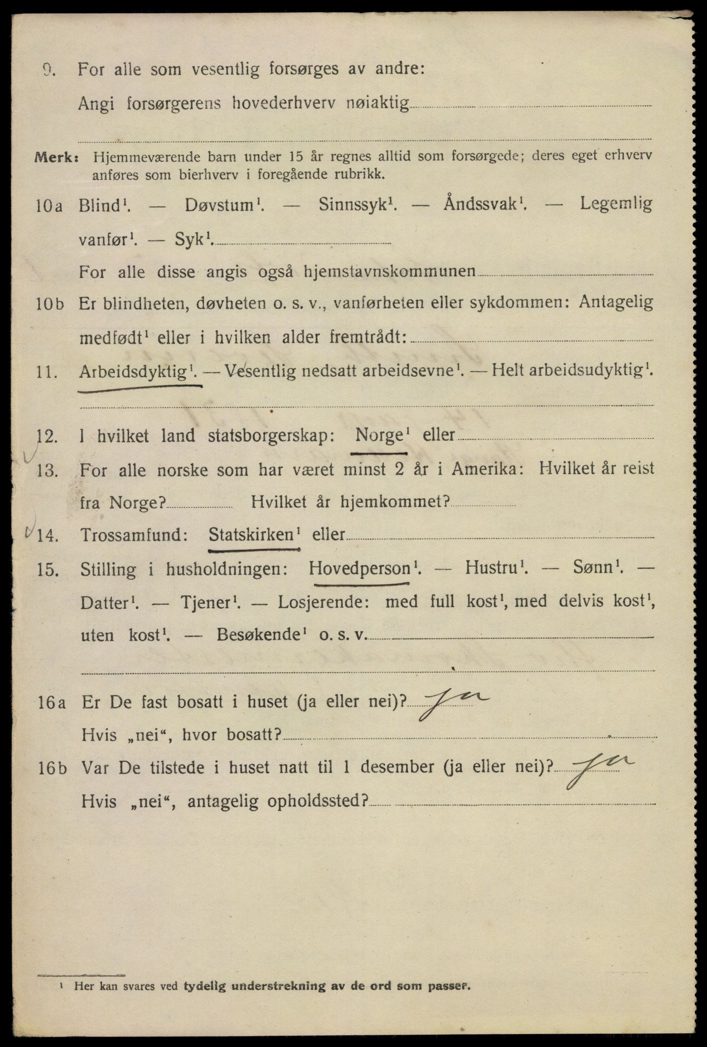 SAO, Folketelling 1920 for 0301 Kristiania kjøpstad, 1920, s. 487040