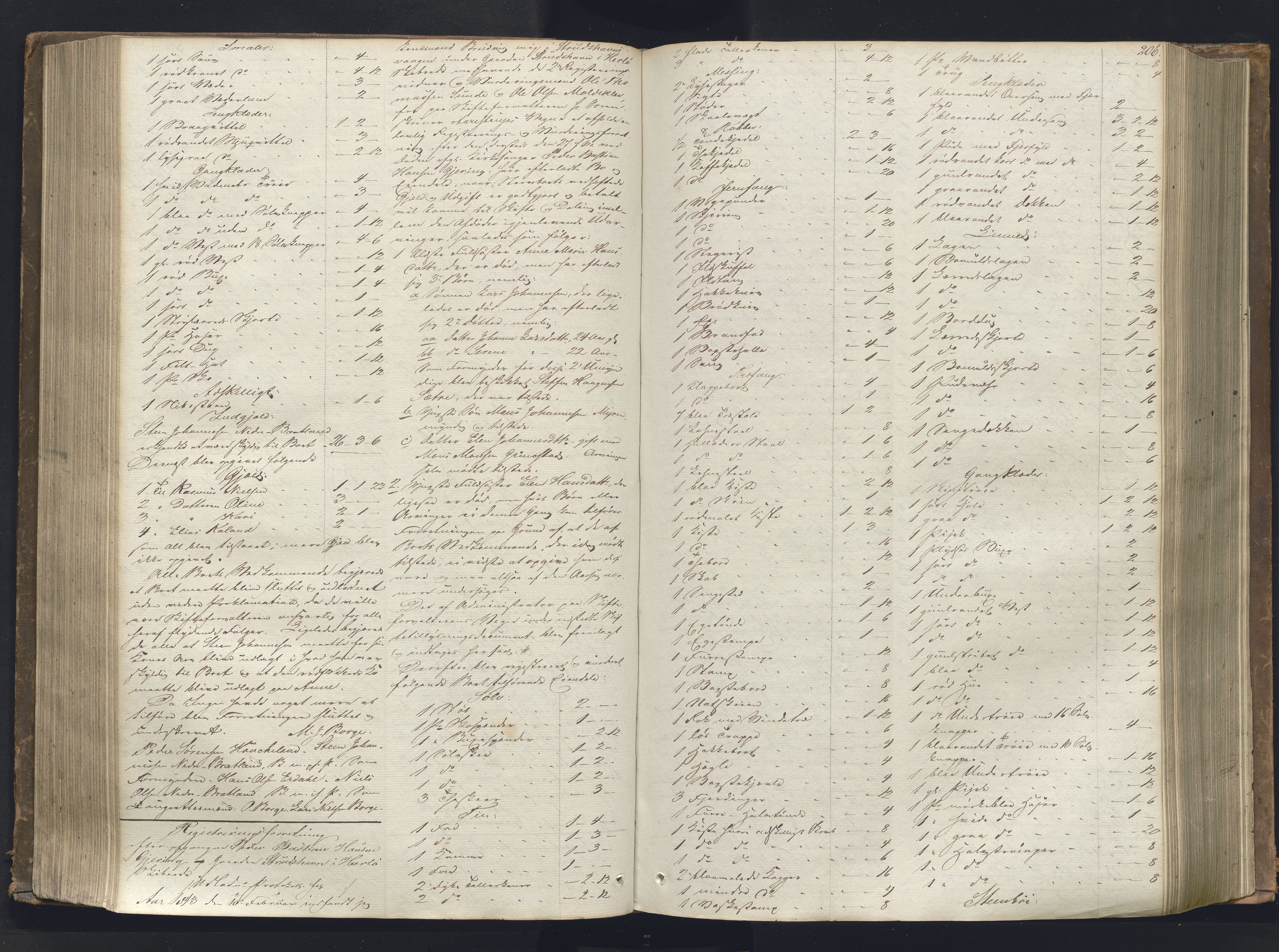 Nordhordland sorenskrivar, AV/SAB-A-2901/1/H/Hb/L0001: Registreringsprotokollar, 1841-1845, s. 206