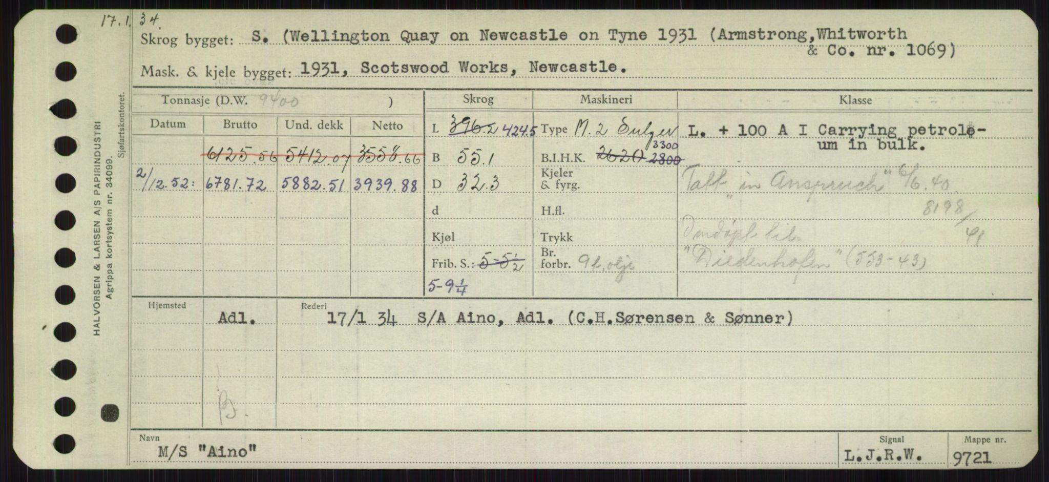 Sjøfartsdirektoratet med forløpere, Skipsmålingen, AV/RA-S-1627/H/Hb/L0001: Fartøy, A-D, s. 9