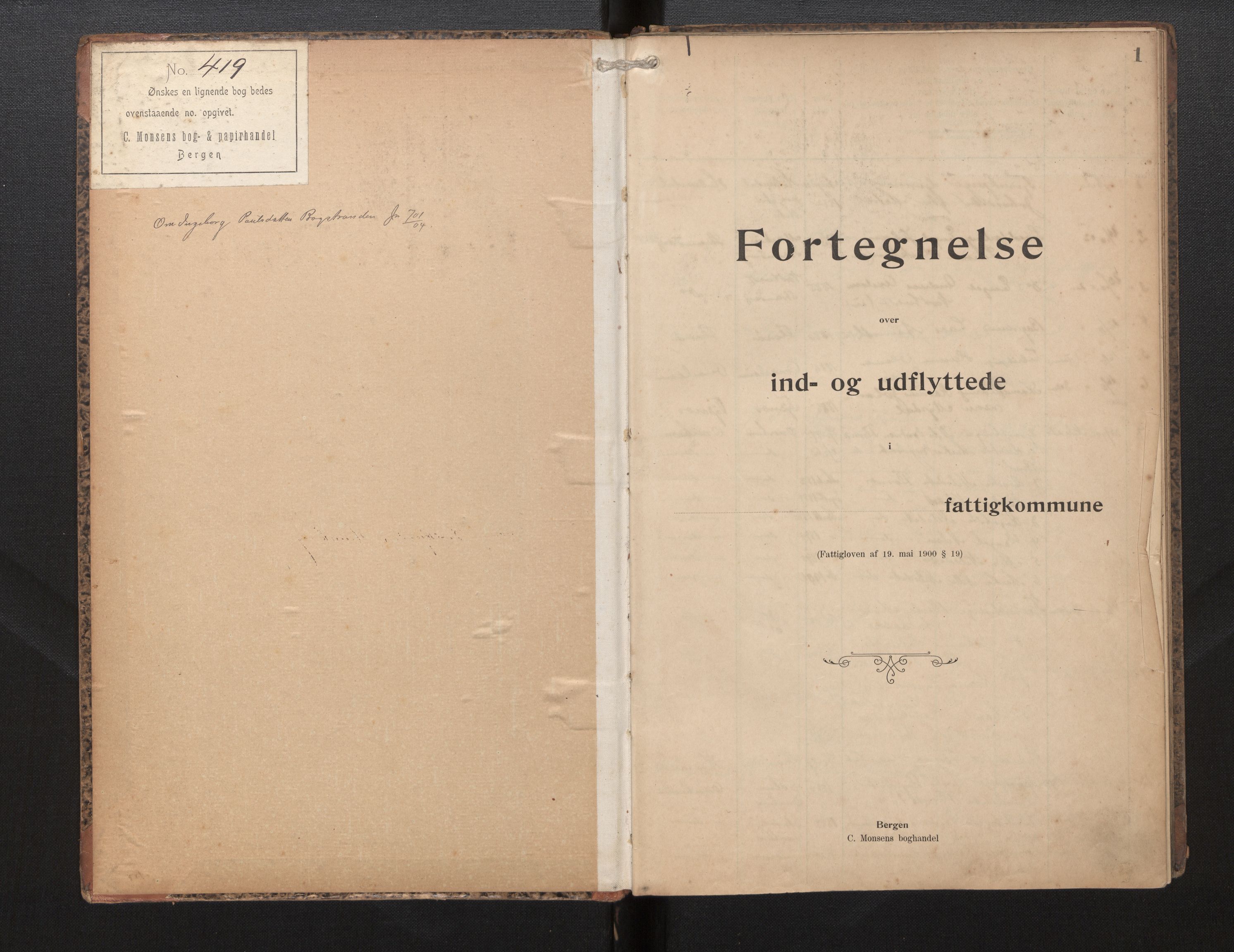 Lensmannen i Tysnes, SAB/A-35401/0020/L0003: Protokoll over inn- og utflytte, Onarheim, 1902-1922