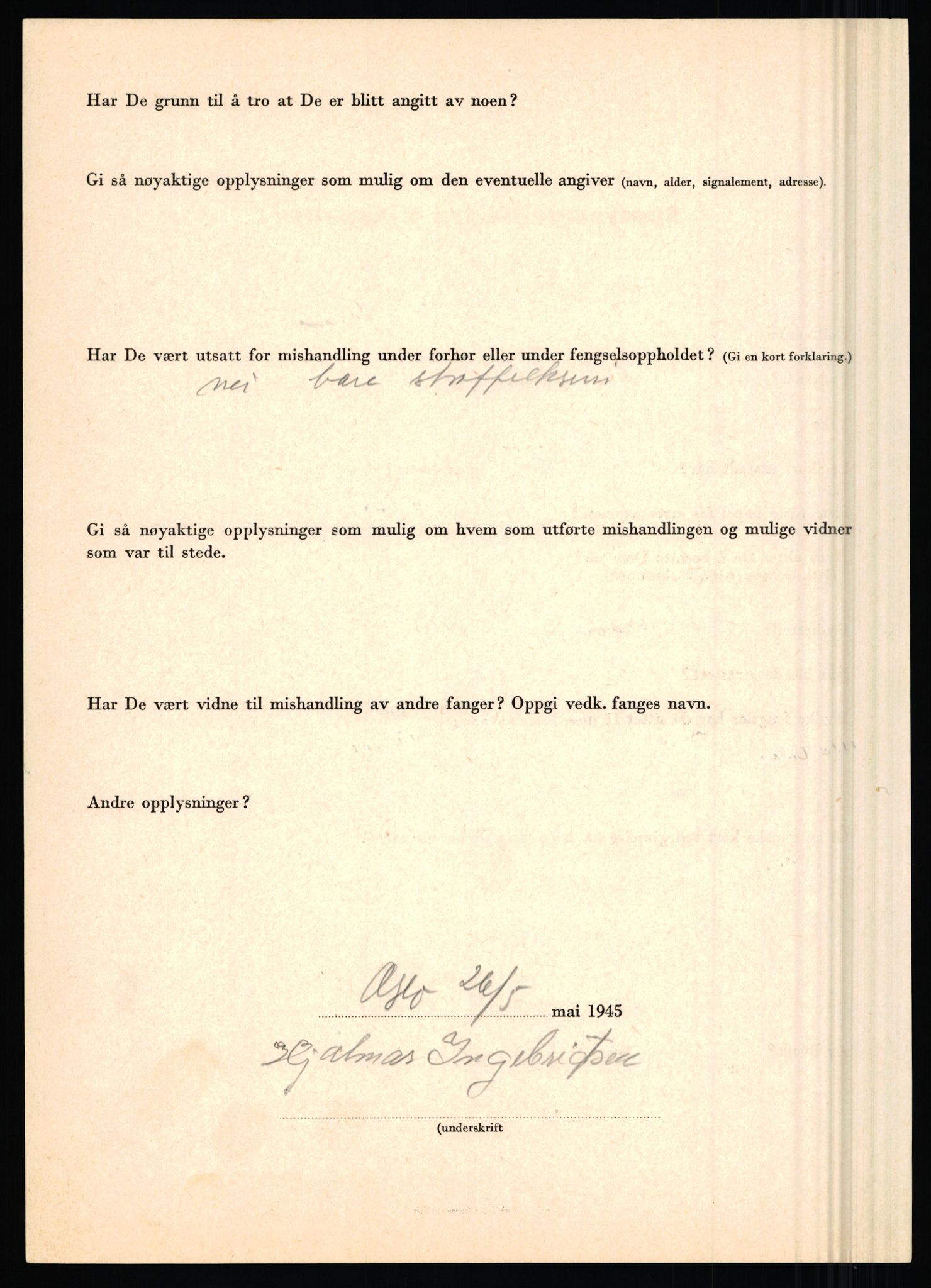 Rikspolitisjefen, AV/RA-S-1560/L/L0007: Heen, Erik C. - Iversen, Trygve, 1940-1945, s. 1120