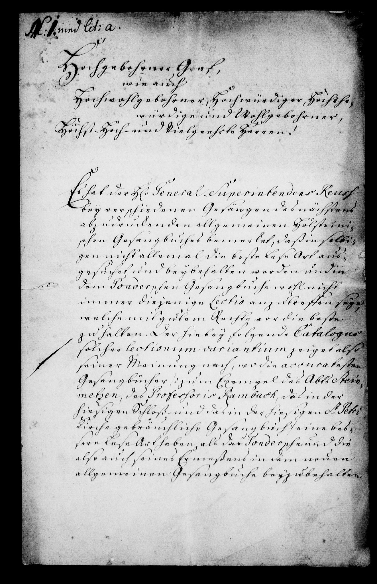 Generalkirkeinspektionskollegiet, DRA/A-0008/F4-06/F4-06-22: Protokollerede indkomne sager, 1751