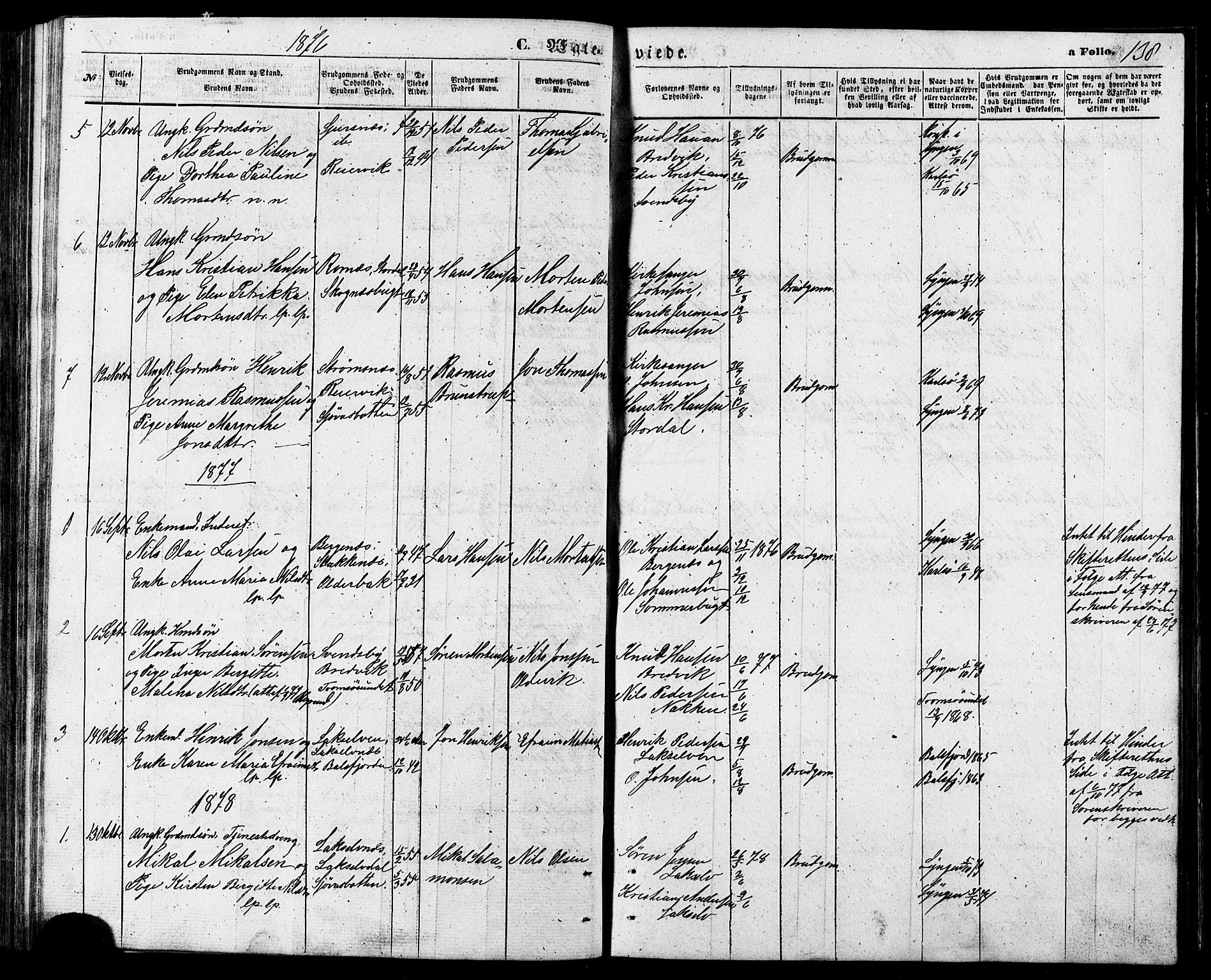 Lyngen sokneprestembete, AV/SATØ-S-1289/H/He/Heb/L0006klokker: Klokkerbok nr. 6, 1864-1881, s. 138