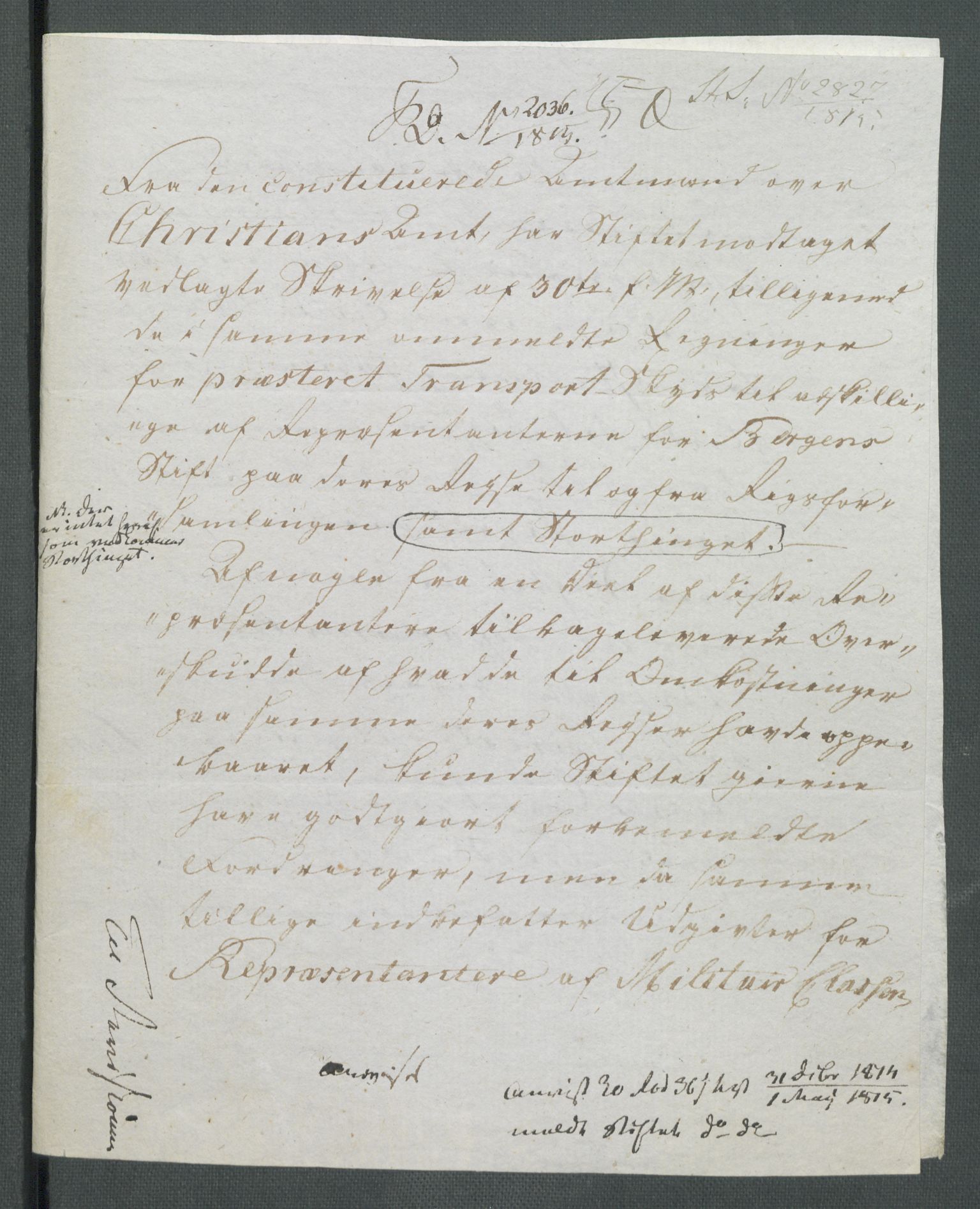 5. departement for finans-, handels- og tollfaget, AV/RA-S-3893/C/Cb/L0014: Regninger fra Riksforsamlingens deputerede, 1814, s. 178