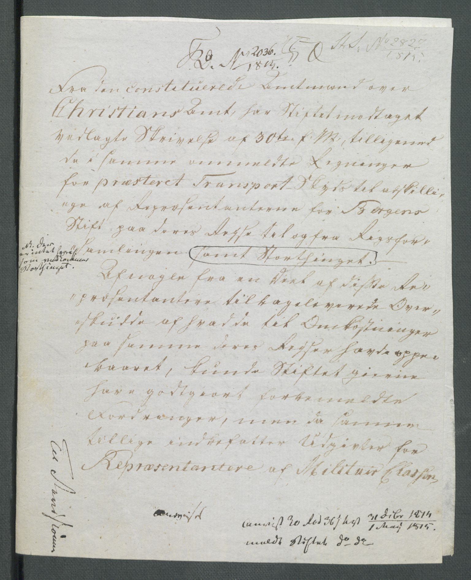 5. departement for finans-, handels- og tollfaget, RA/S-3893/C/Cb/L0014: Regninger fra Riksforsamlingens deputerede, 1814, s. 178