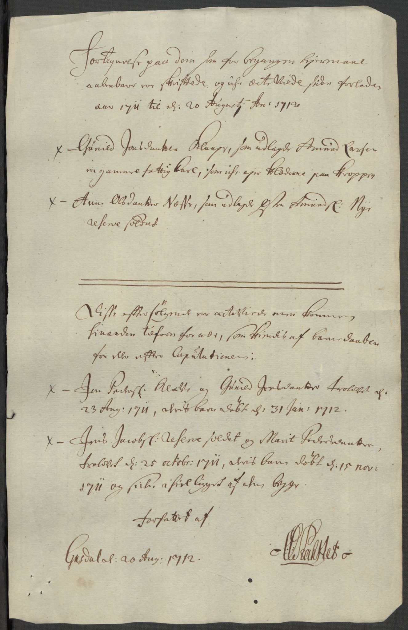 Rentekammeret inntil 1814, Reviderte regnskaper, Fogderegnskap, AV/RA-EA-4092/R17/L1181: Fogderegnskap Gudbrandsdal, 1712, s. 61