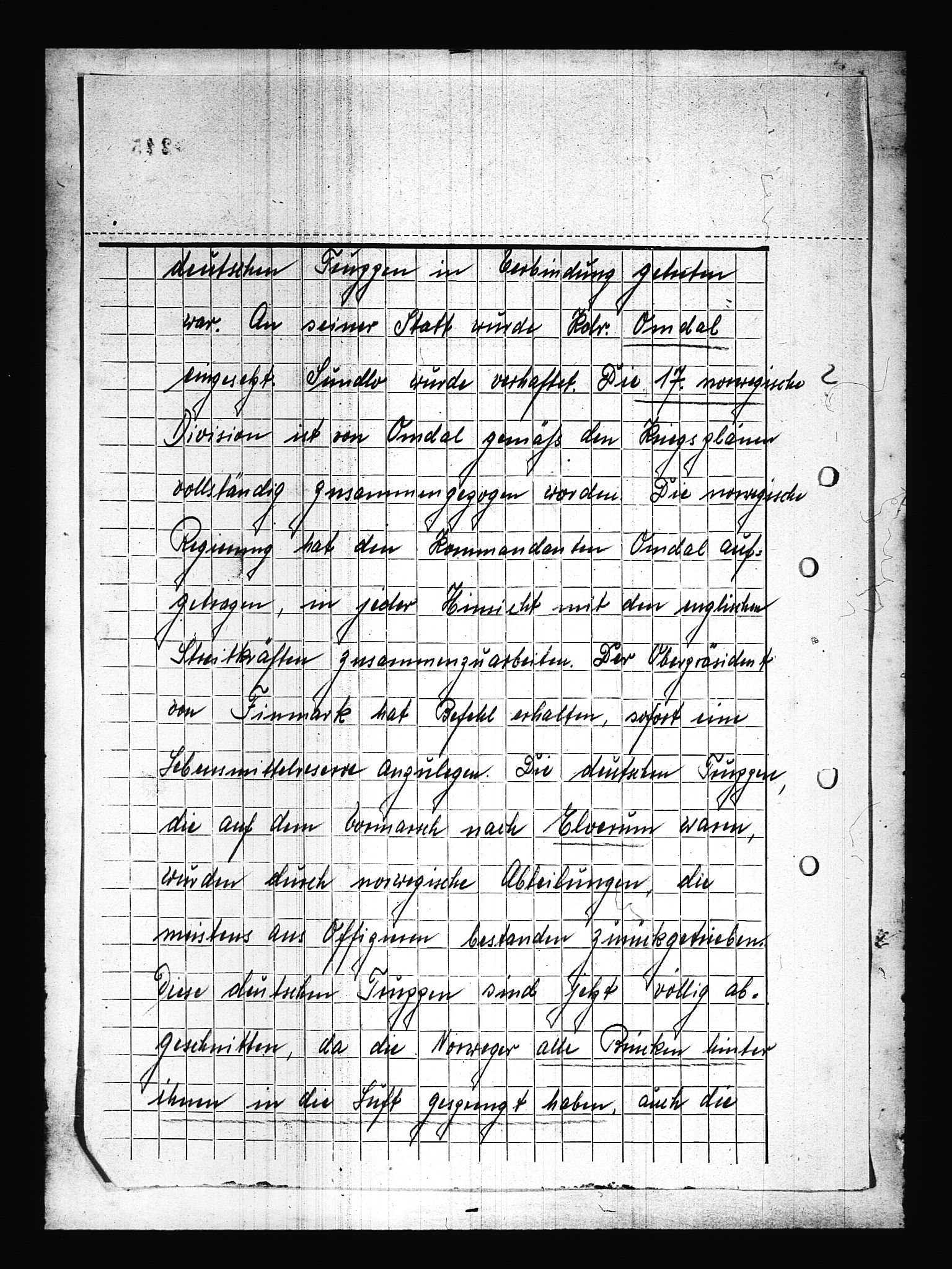Documents Section, AV/RA-RAFA-2200/V/L0085: Amerikansk mikrofilm "Captured German Documents".
Box No. 724.  FKA jnr. 615/1954., 1940-1941, s. 38