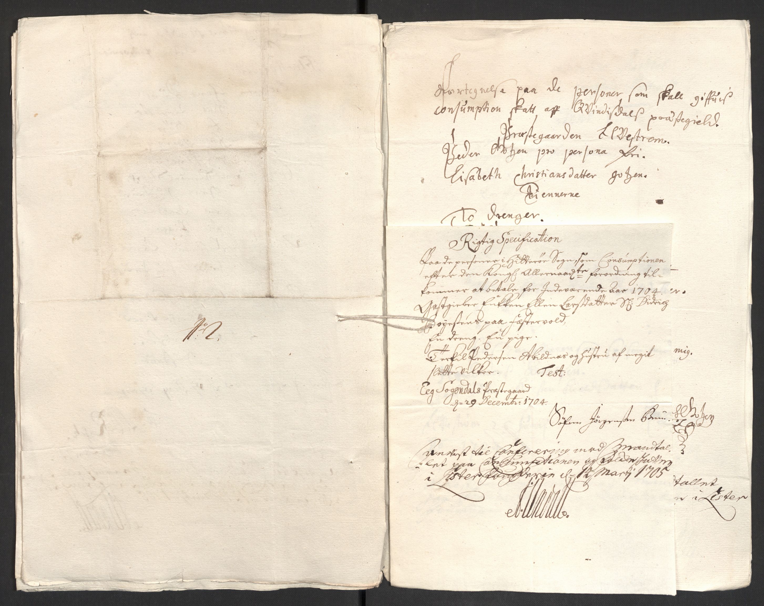 Rentekammeret inntil 1814, Reviderte regnskaper, Fogderegnskap, AV/RA-EA-4092/R43/L2550: Fogderegnskap Lista og Mandal, 1703-1704, s. 279