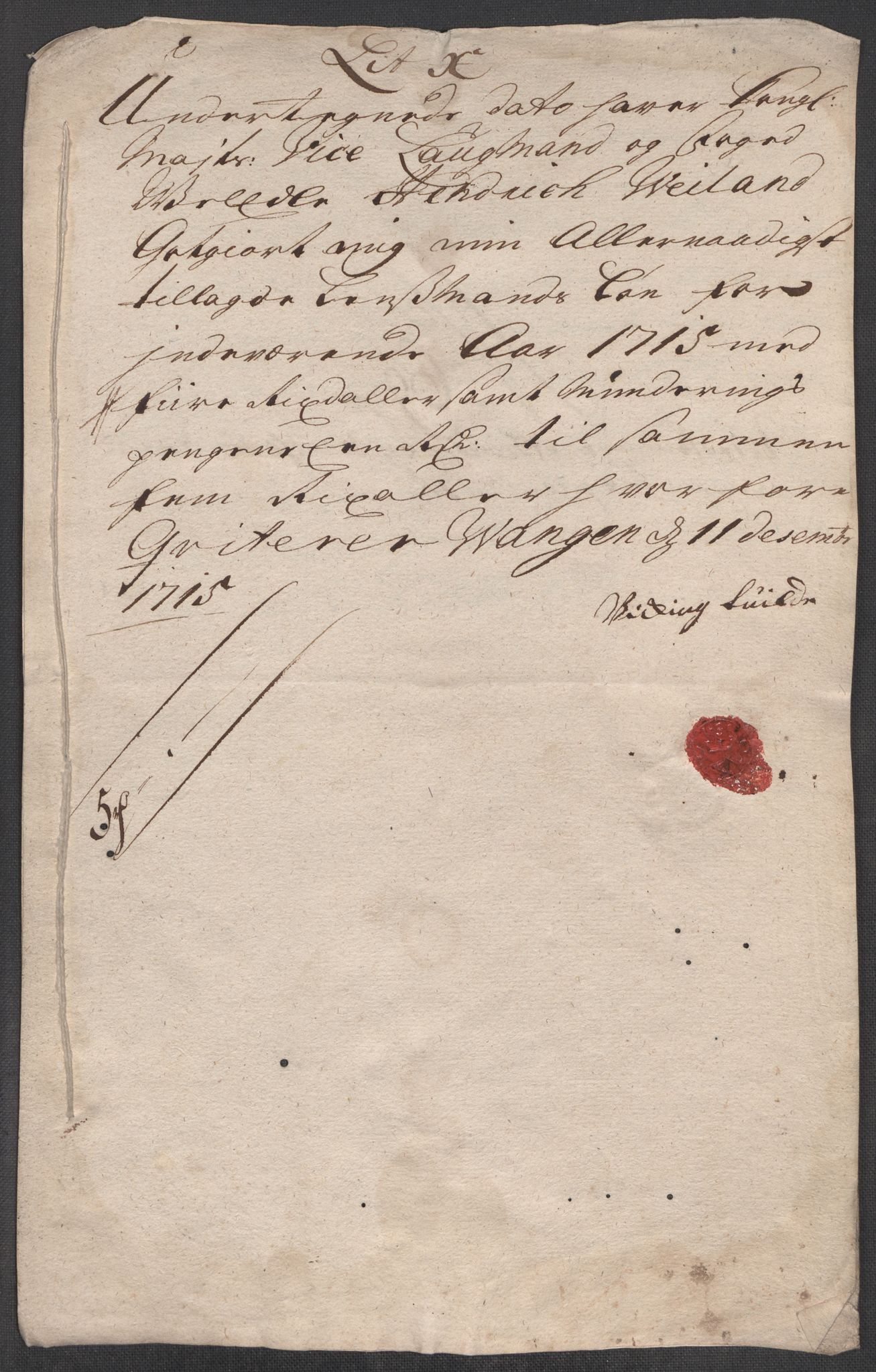 Rentekammeret inntil 1814, Reviderte regnskaper, Fogderegnskap, AV/RA-EA-4092/R51/L3198: Fogderegnskap Nordhordland og Voss, 1715, s. 324