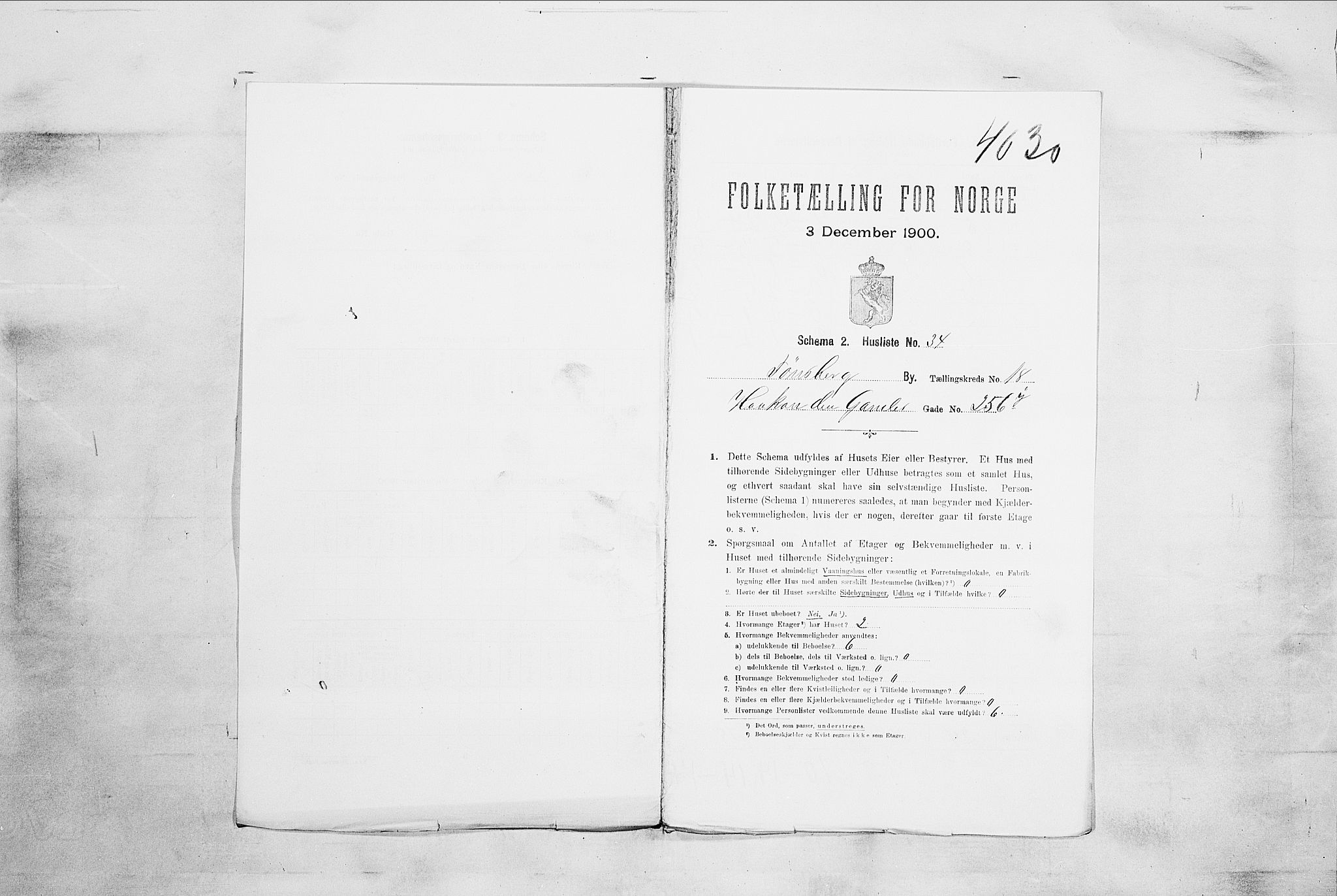 RA, Folketelling 1900 for 0705 Tønsberg kjøpstad, 1900, s. 4981