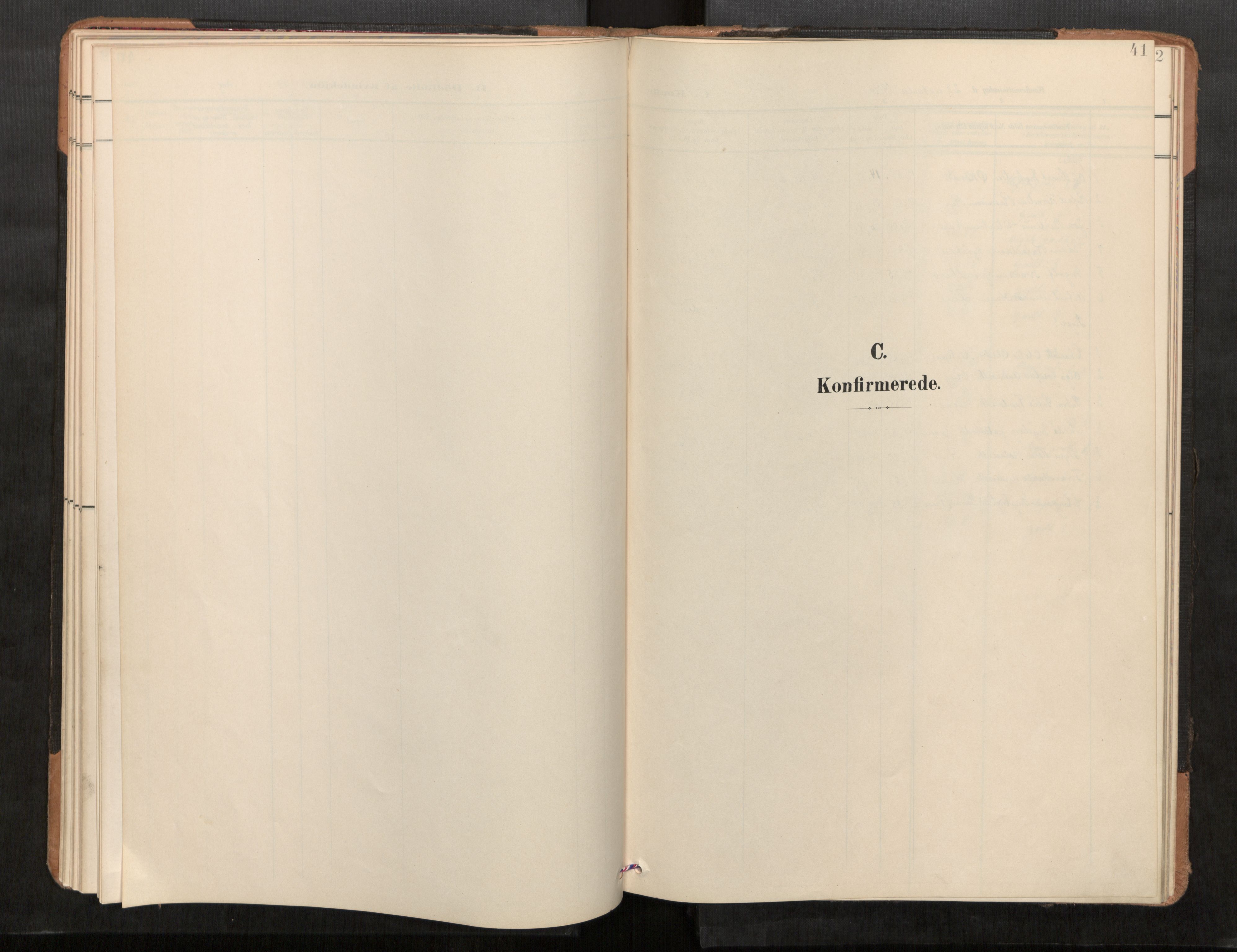Stod sokneprestkontor, SAT/A-1164/1/I/I1/I1a/L0001: Ministerialbok nr. 1, 1900-1912, s. 41
