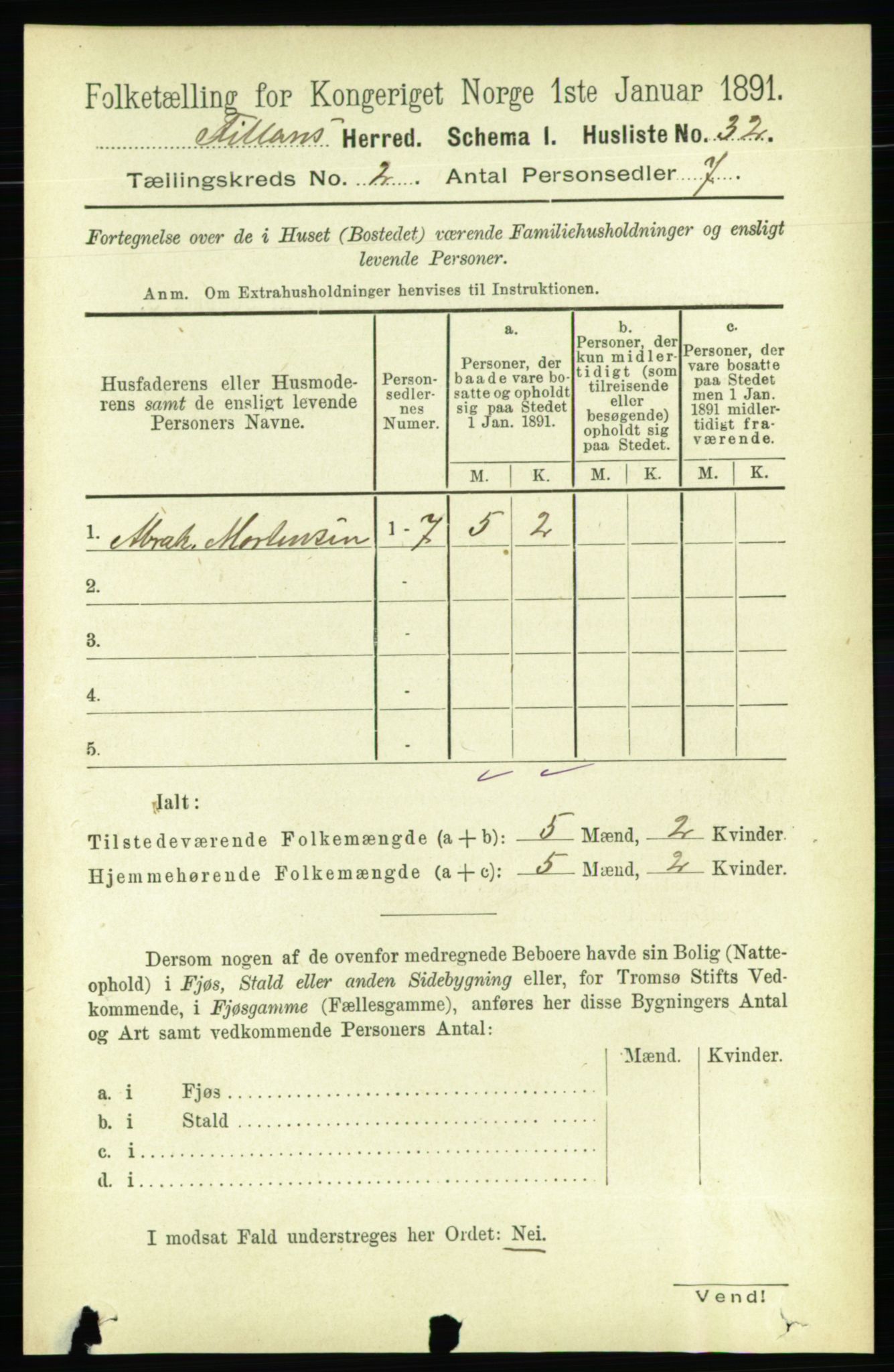 RA, Folketelling 1891 for 1616 Fillan herred, 1891, s. 221