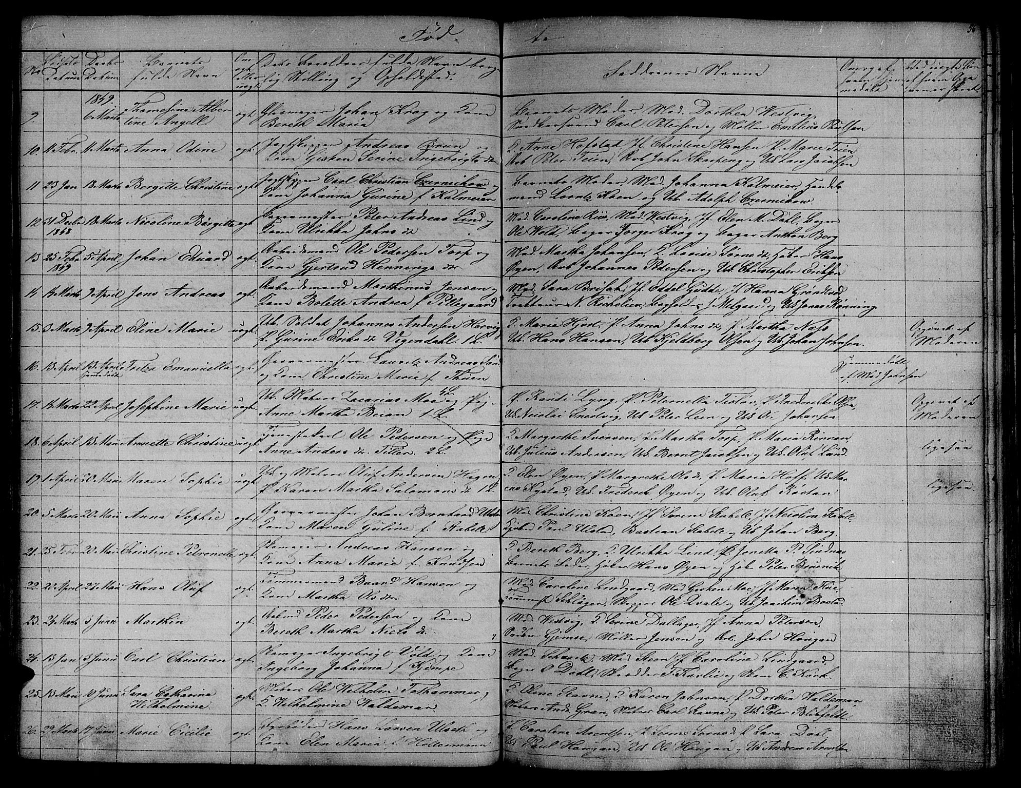 Ministerialprotokoller, klokkerbøker og fødselsregistre - Sør-Trøndelag, SAT/A-1456/604/L0182: Ministerialbok nr. 604A03, 1818-1850, s. 56