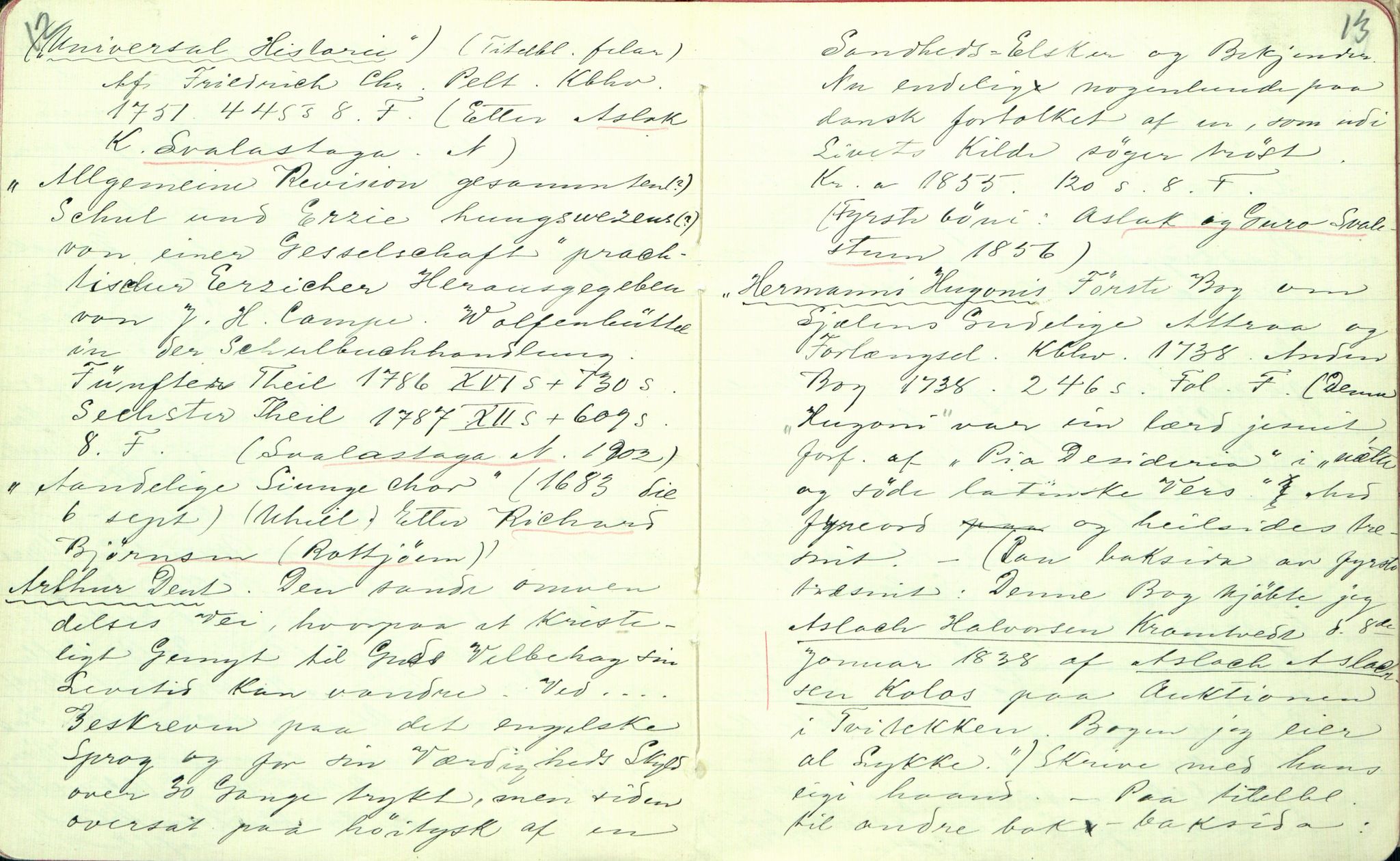 Rikard Berge, TEMU/TGM-A-1003/F/L0001/0020: 001-030 Innholdslister / 16. Bibliografi, 1902, s. 12-13