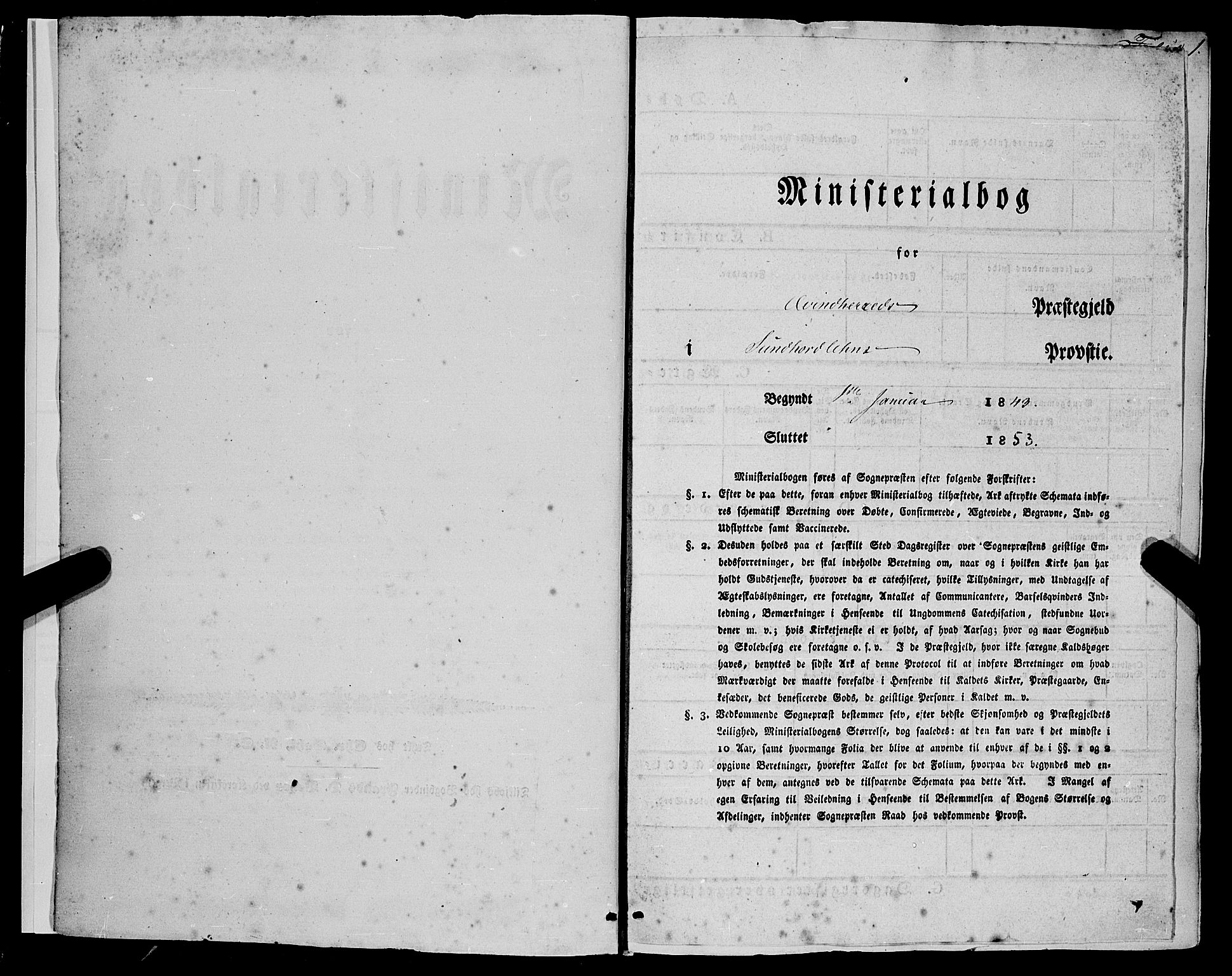 Kvinnherad sokneprestembete, SAB/A-76401/H/Haa: Ministerialbok nr. A 7, 1843-1853