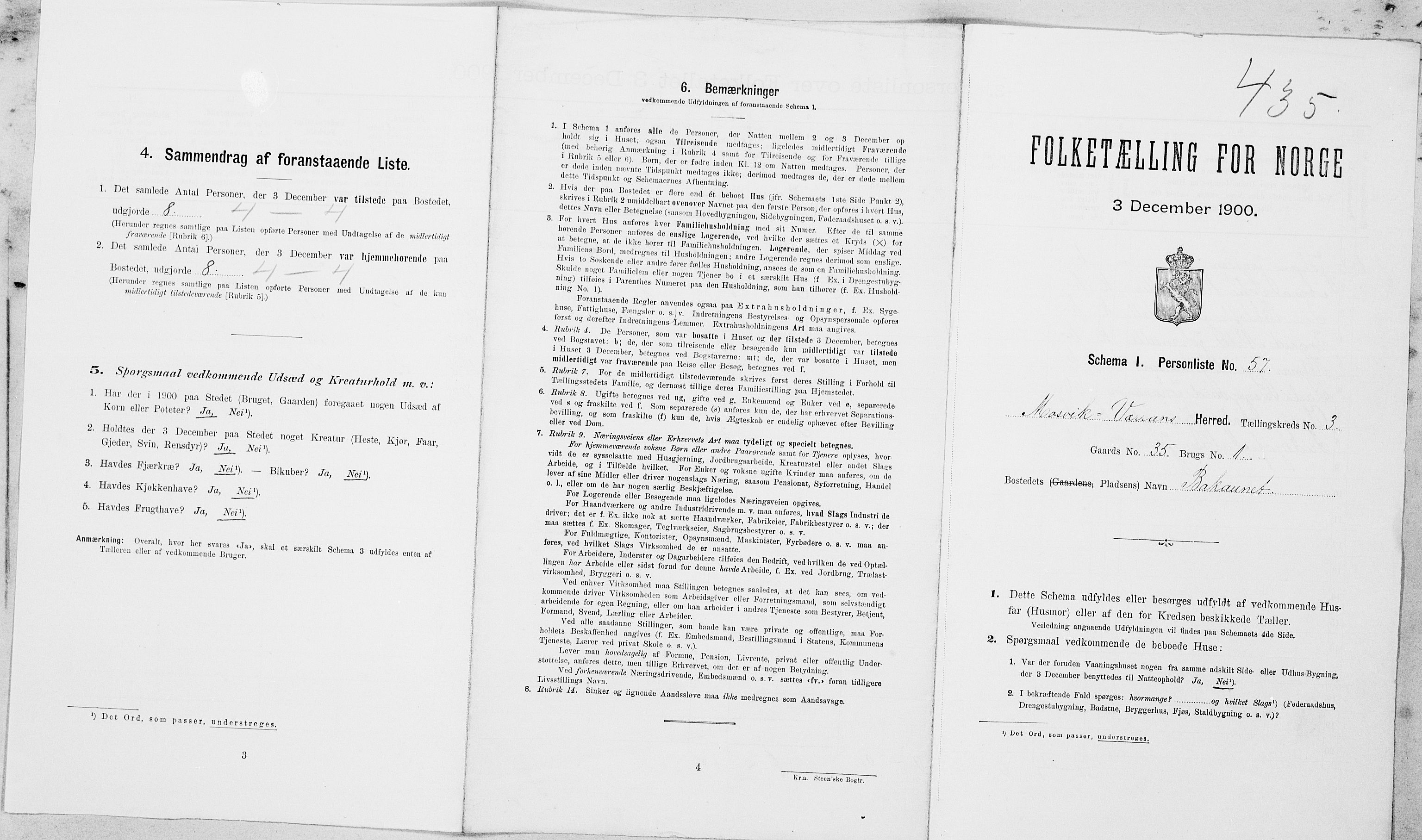 SAT, Folketelling 1900 for 1723 Mosvik og Verran herred, 1900, s. 377