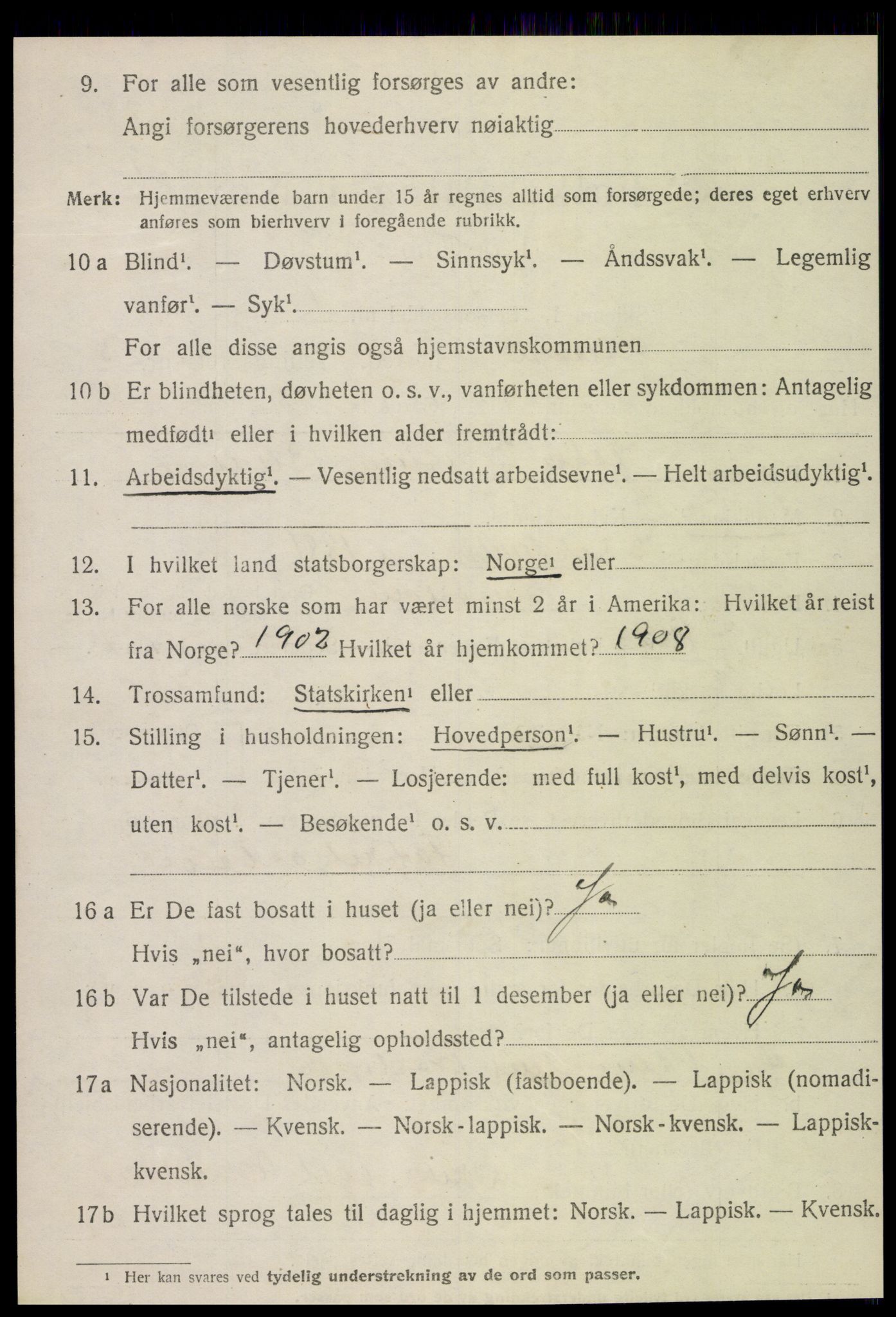 SAT, Folketelling 1920 for 1749 Flatanger herred, 1920, s. 2021