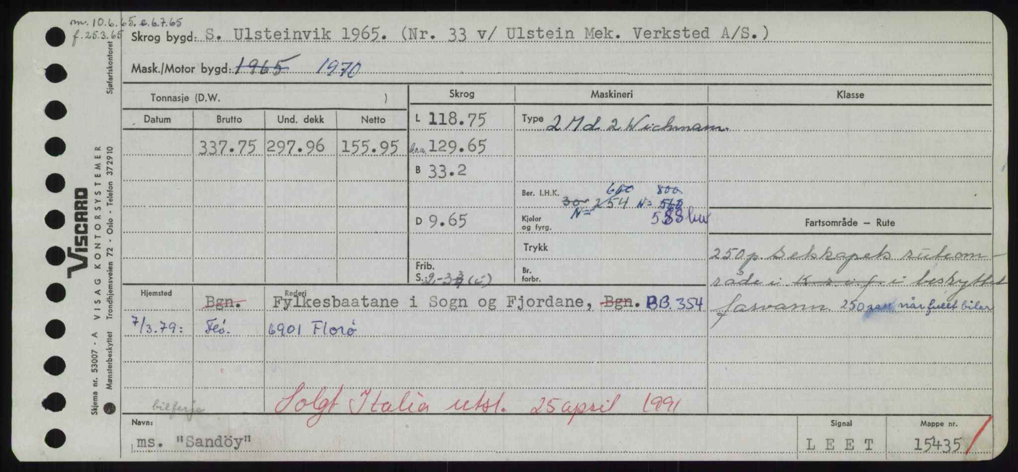 Sjøfartsdirektoratet med forløpere, Skipsmålingen, RA/S-1627/H/Hd/L0032: Fartøy, San-Seve, s. 117