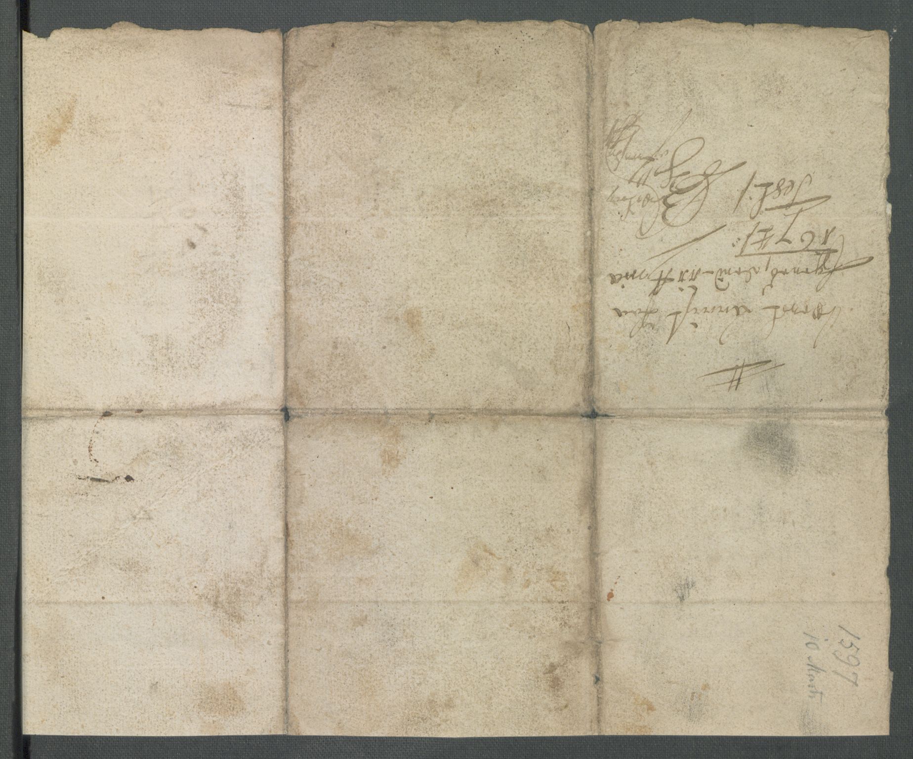 Riksarkivets diplomsamling, AV/RA-EA-5965/F02/L0103: Dokumenter, 1597, s. 18