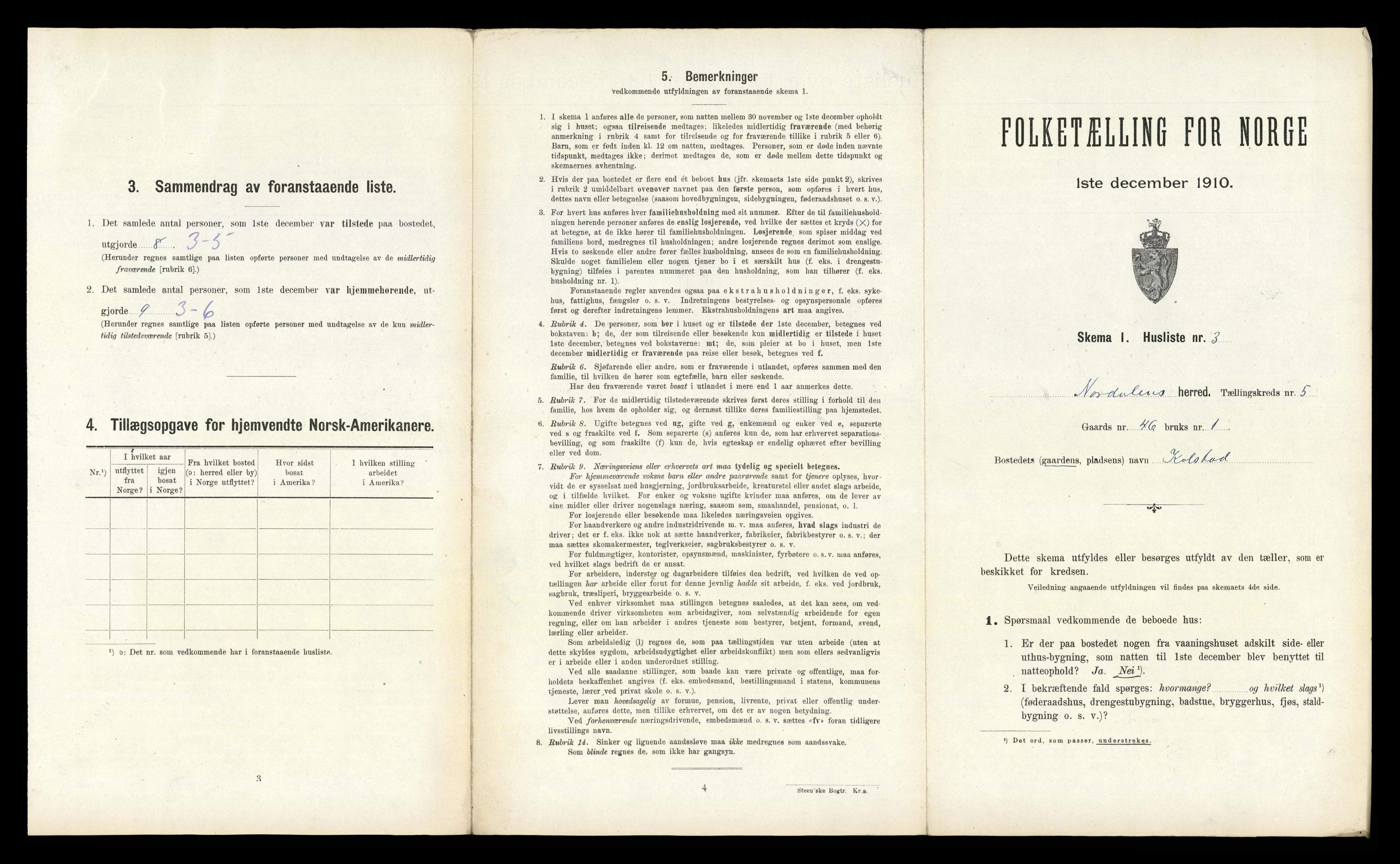 RA, Folketelling 1910 for 1524 Norddal herred, 1910, s. 401