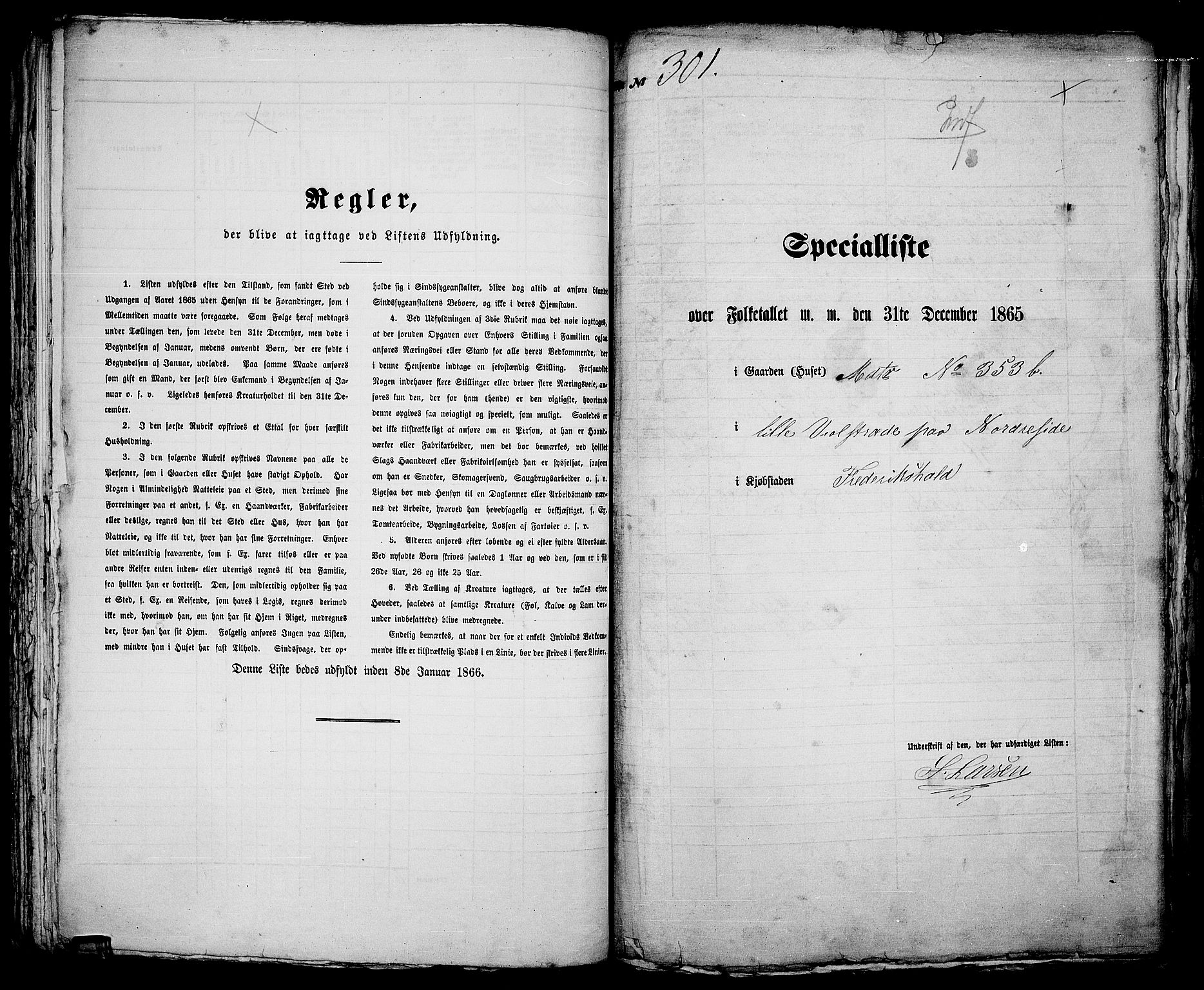 RA, Folketelling 1865 for 0101P Fredrikshald prestegjeld, 1865, s. 630